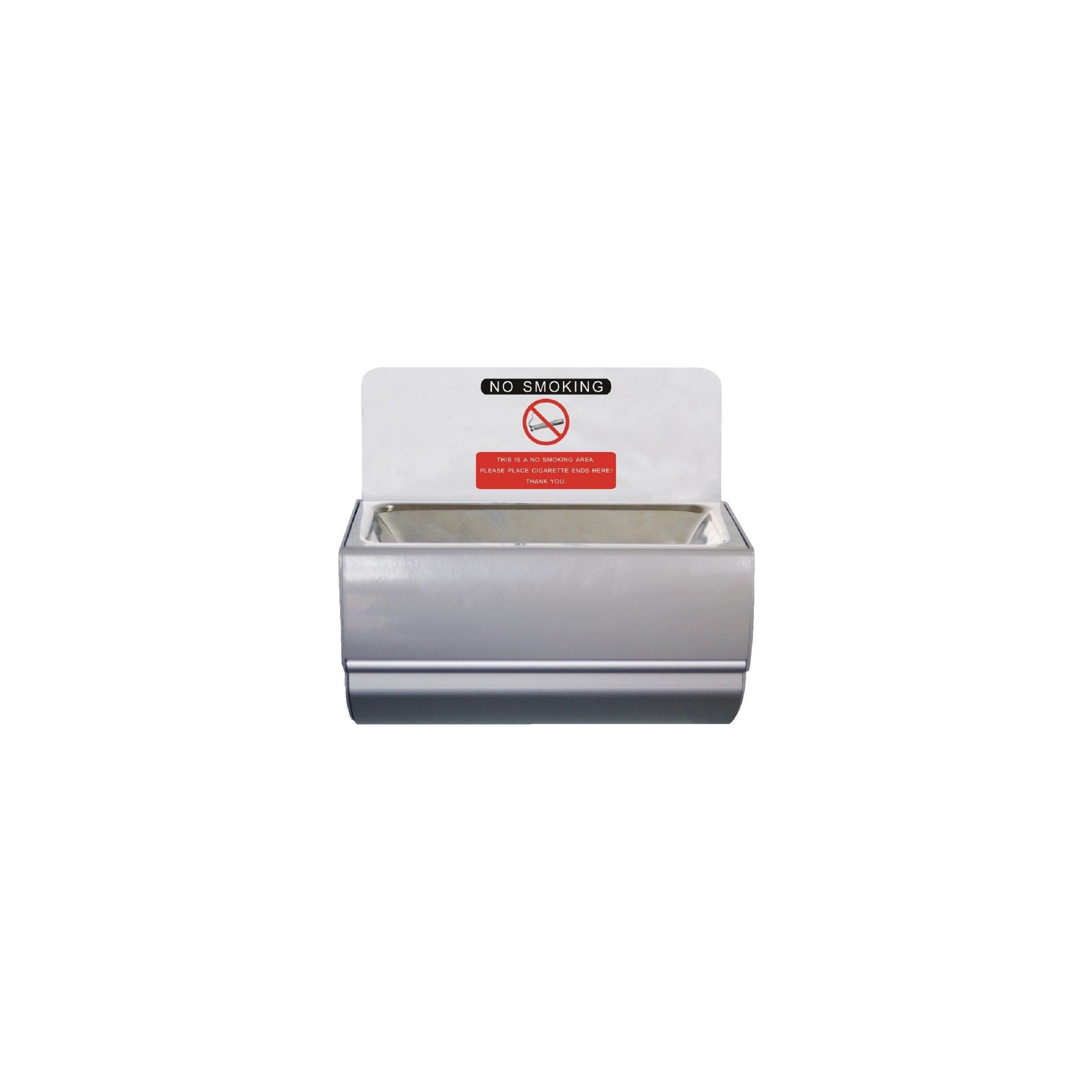 Bolero F905 Wall Mounted Ashtray with Sign