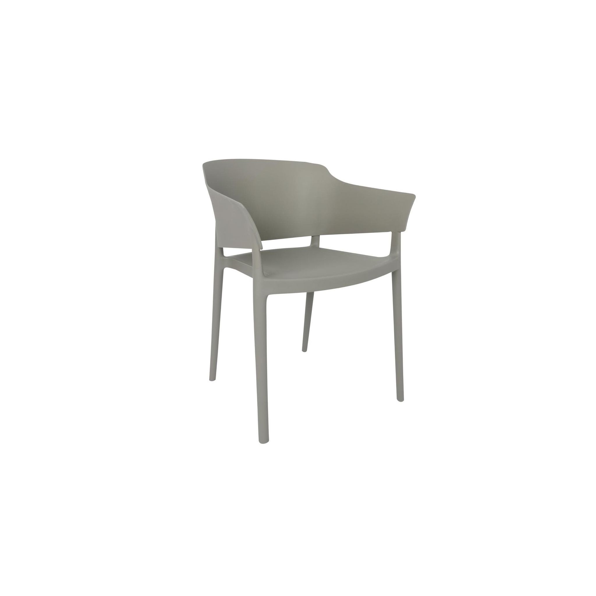 Bolero Lorenzo DX970 Set of 2 Cafe Chairs - Medium Grey