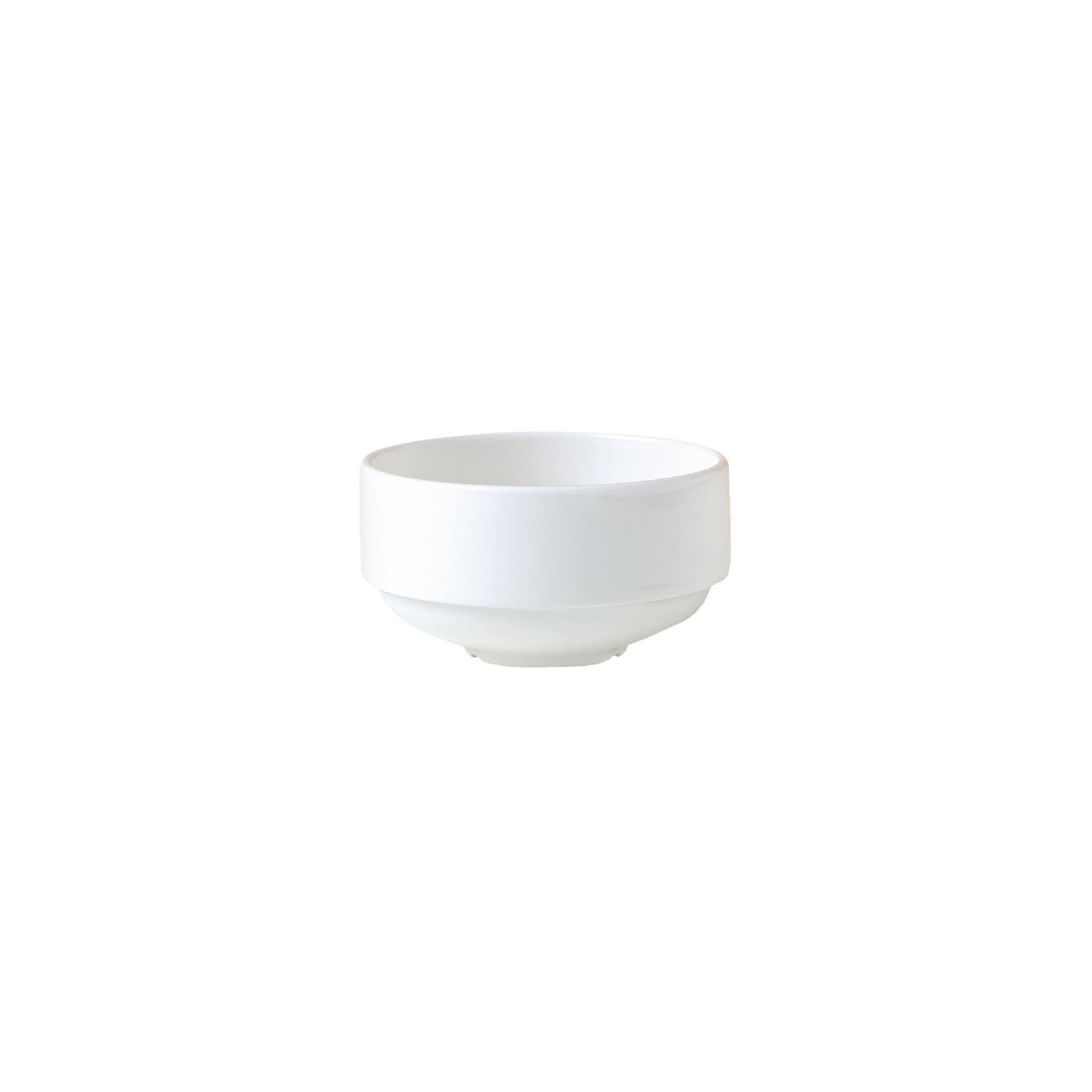 Steelite Monaco White V6874 Stacking Soup Cups White 285ml (Pack of 36)