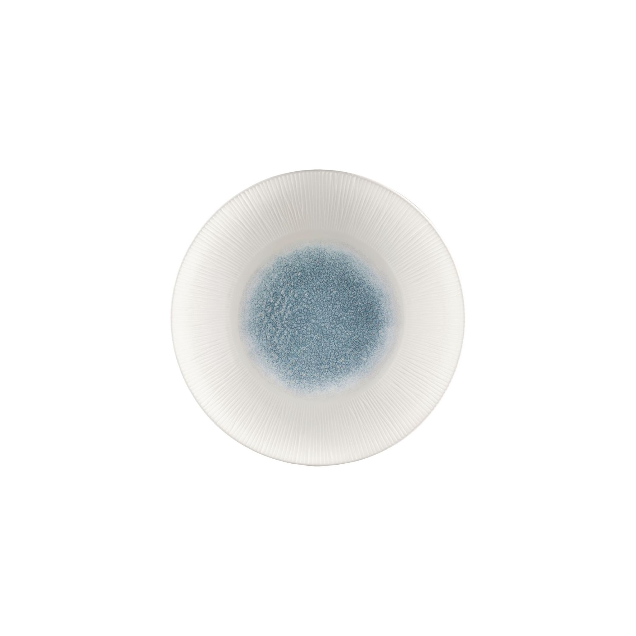 Churchill Bamboo FC188 Centre Print Deep Coupe Plates Topaz Blue 281mm (Pack of 12)
