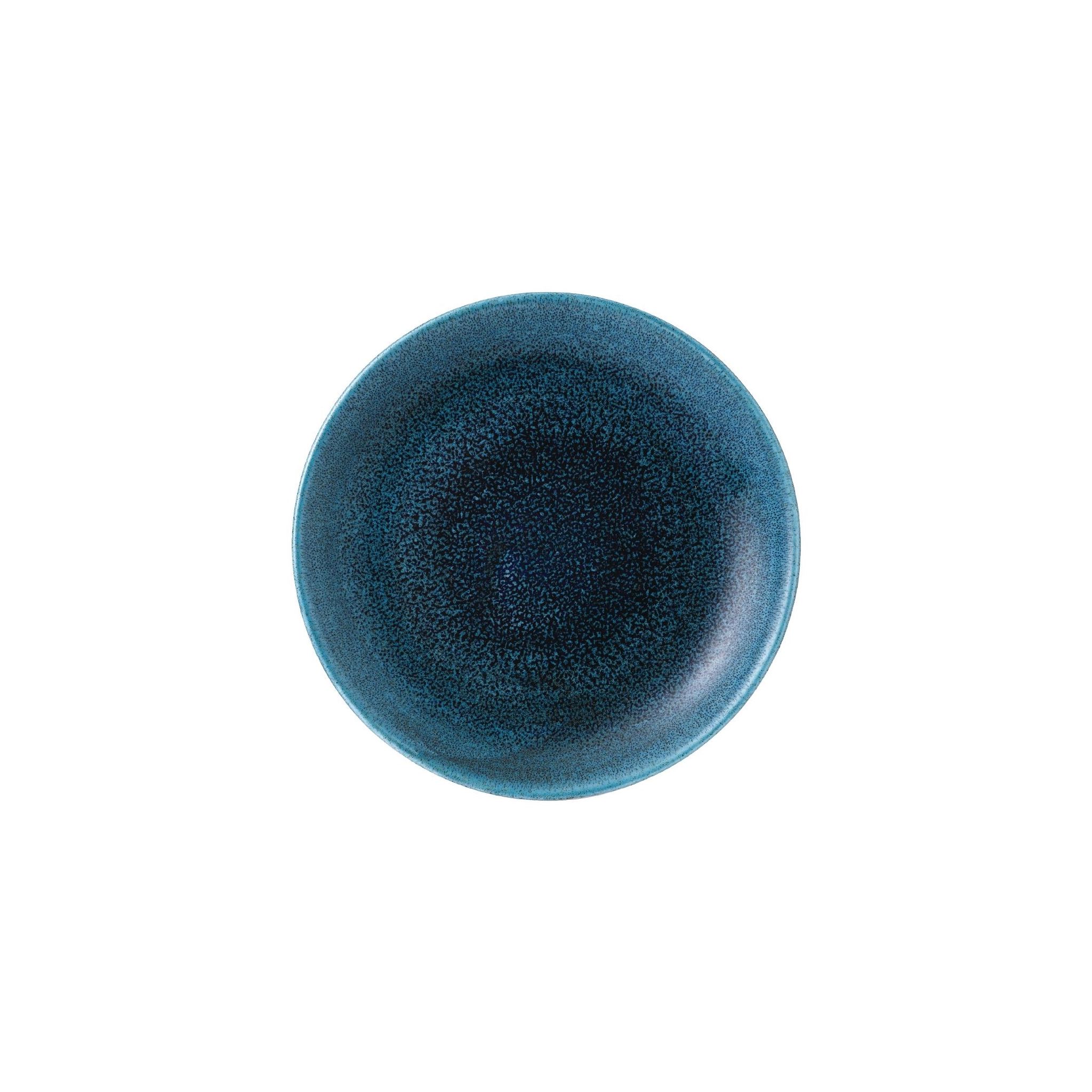 Churchill Stonecast Aqueous FJ966 Lagoon Coupe Plates 6 1/2 " (Pack of 12)