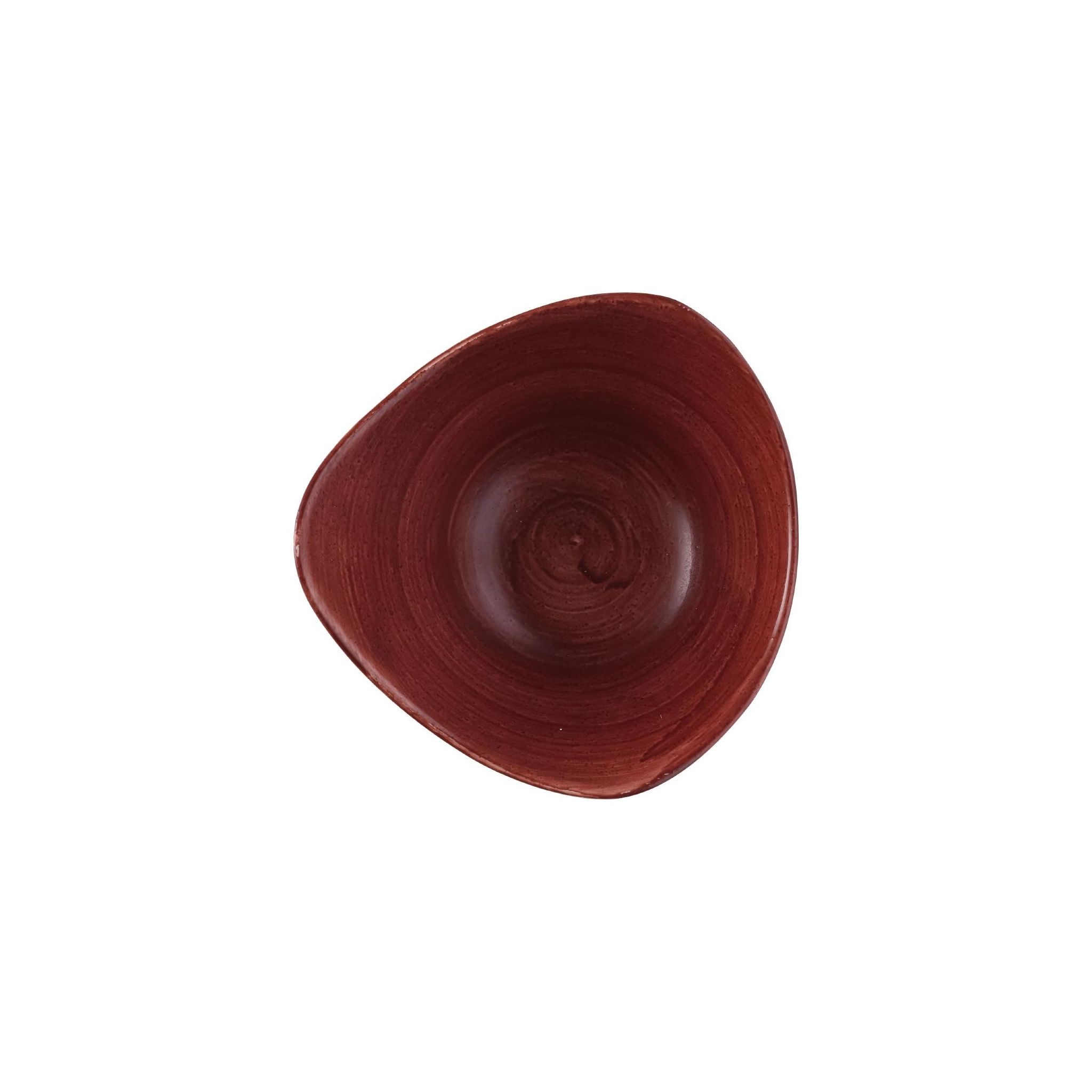 Churchill Stonecast Patina FS887 Triangular Bowls Red Rust 152mm (Pack of 12)