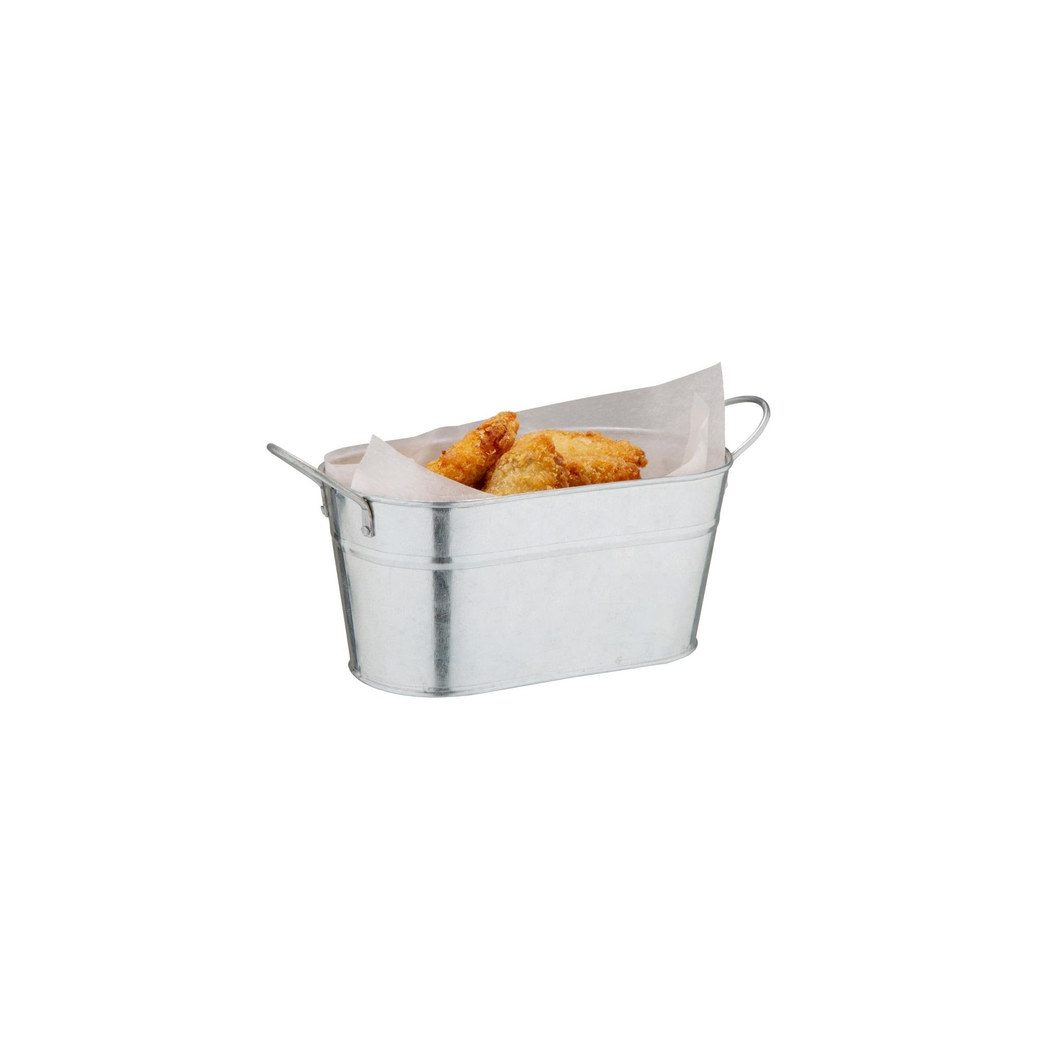 Olympia Mini GF249 Metal Food Bucket Rectangle