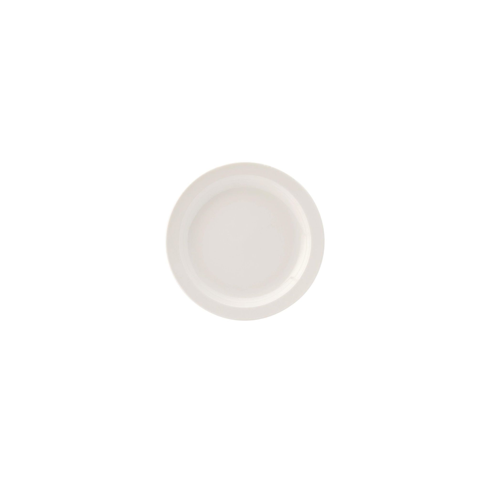 Utopia Pure White DB610 Narrow Rim Plates 167mm (Pack of 36)