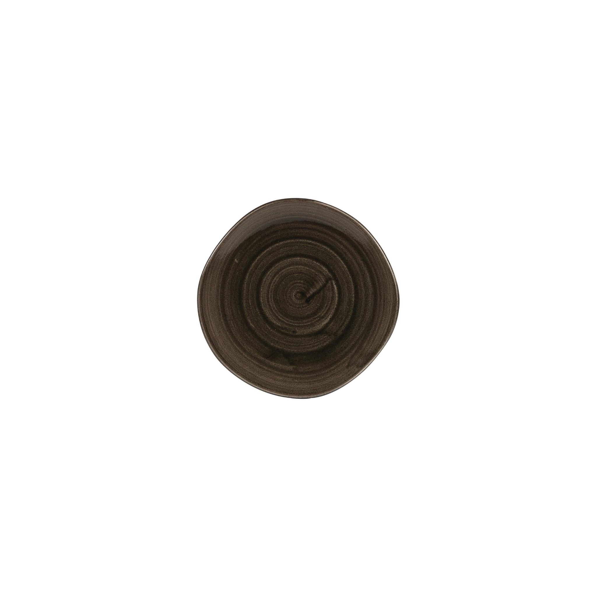Churchill Stonecast Patina DY906 Round Trace Bowls Iron Black 253mm (Pack of 12)