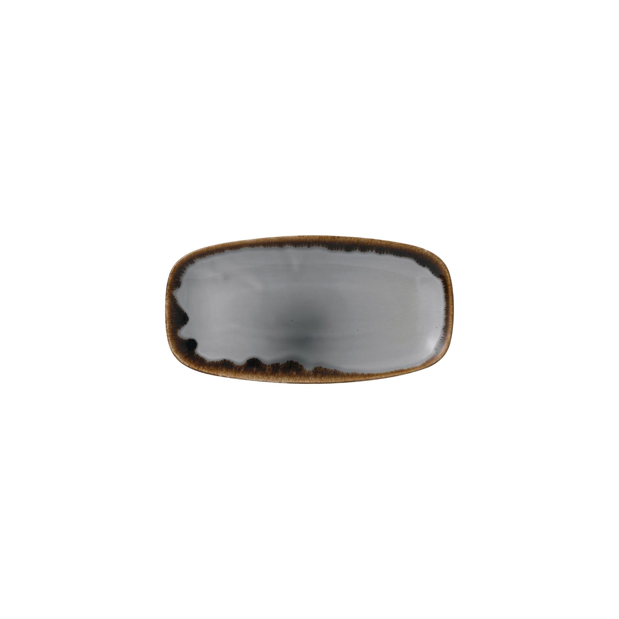 Dudson Harvest FE367 Grey Chefs Oblong Plate 298 x 152mm (Pack of 12)