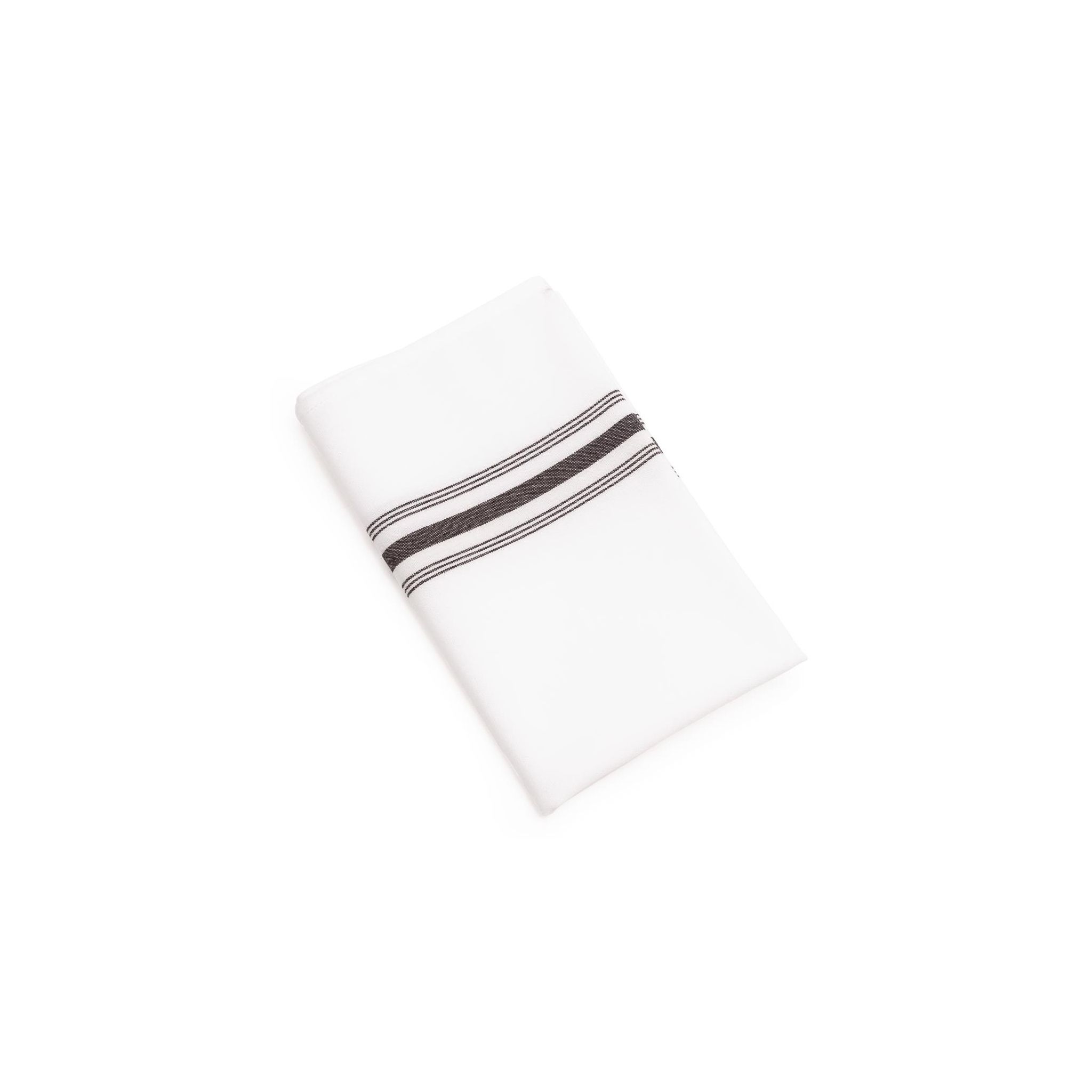 Non Branded CM318 Bistro Table Napkins Black Stripe (Pack of 10)