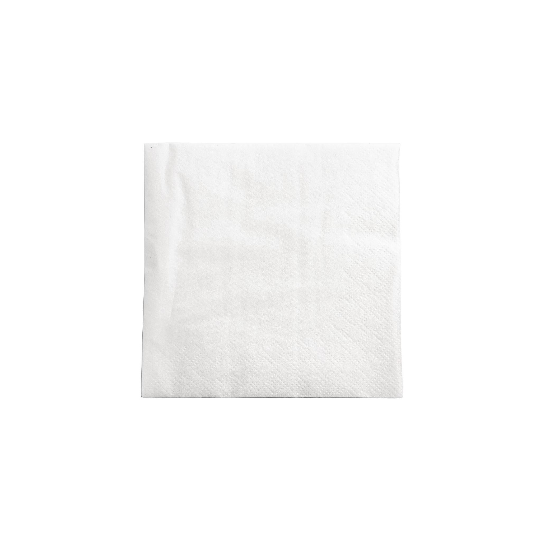 Fasana CK881 Cocktail Napkin White 24x24cm 2ply 1/4 Fold (Pack of 1500)