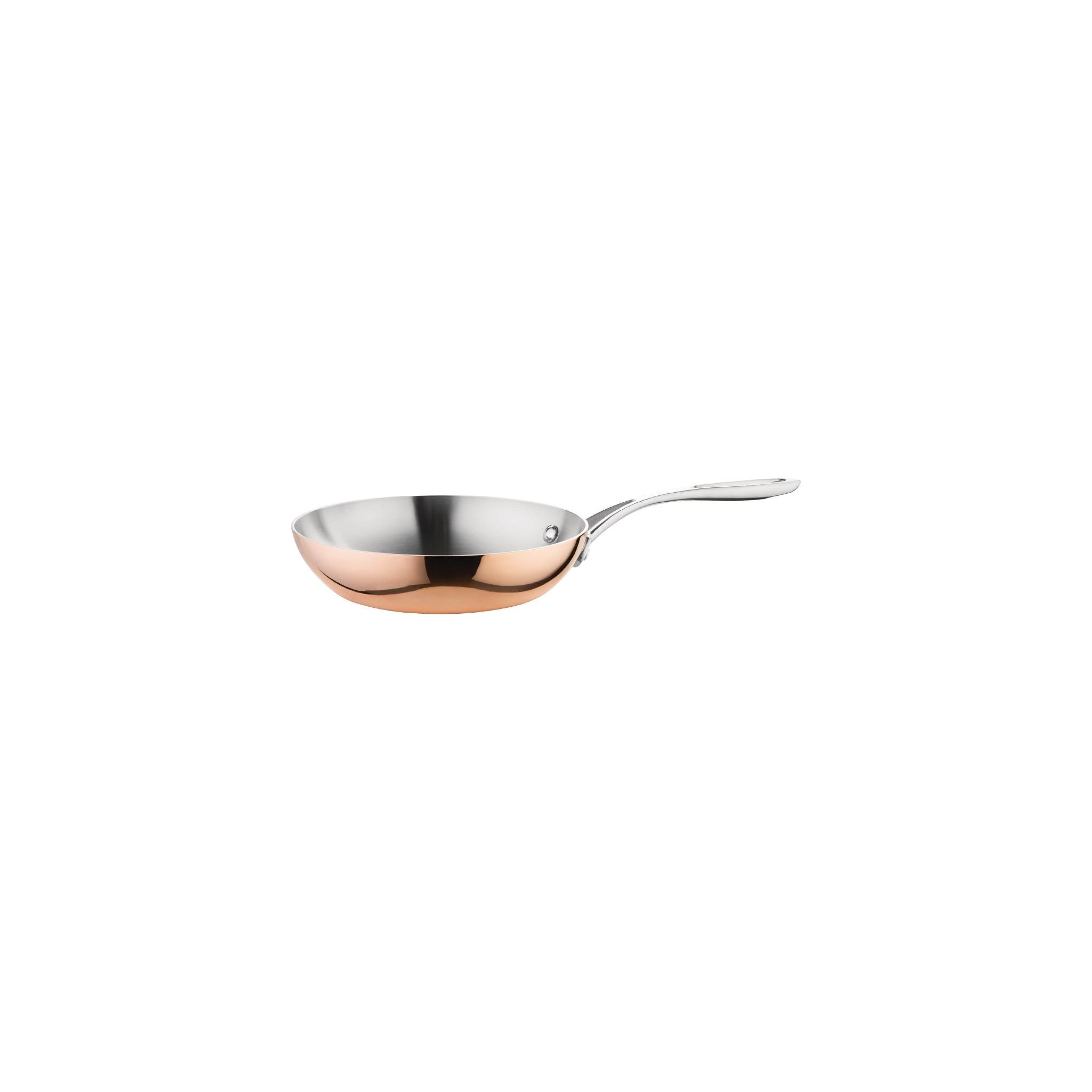 Vogue CM678 Copper Tri Wall Frying Pan 200mm