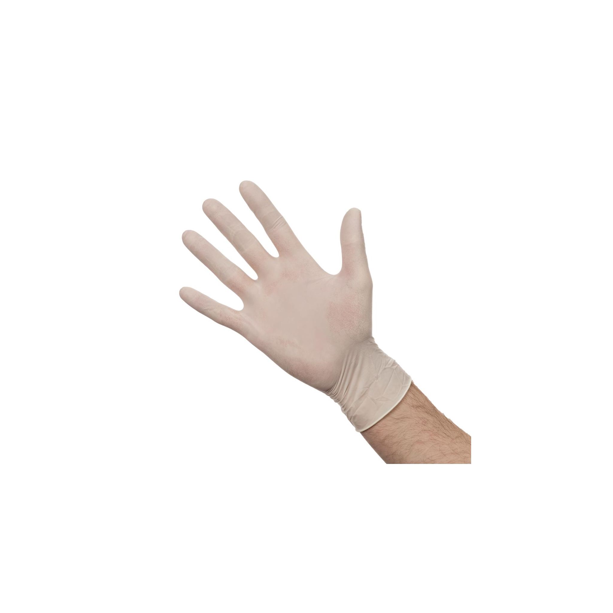 Non Branded A228-M Powdered Latex Gloves Medium (Pack of 100)