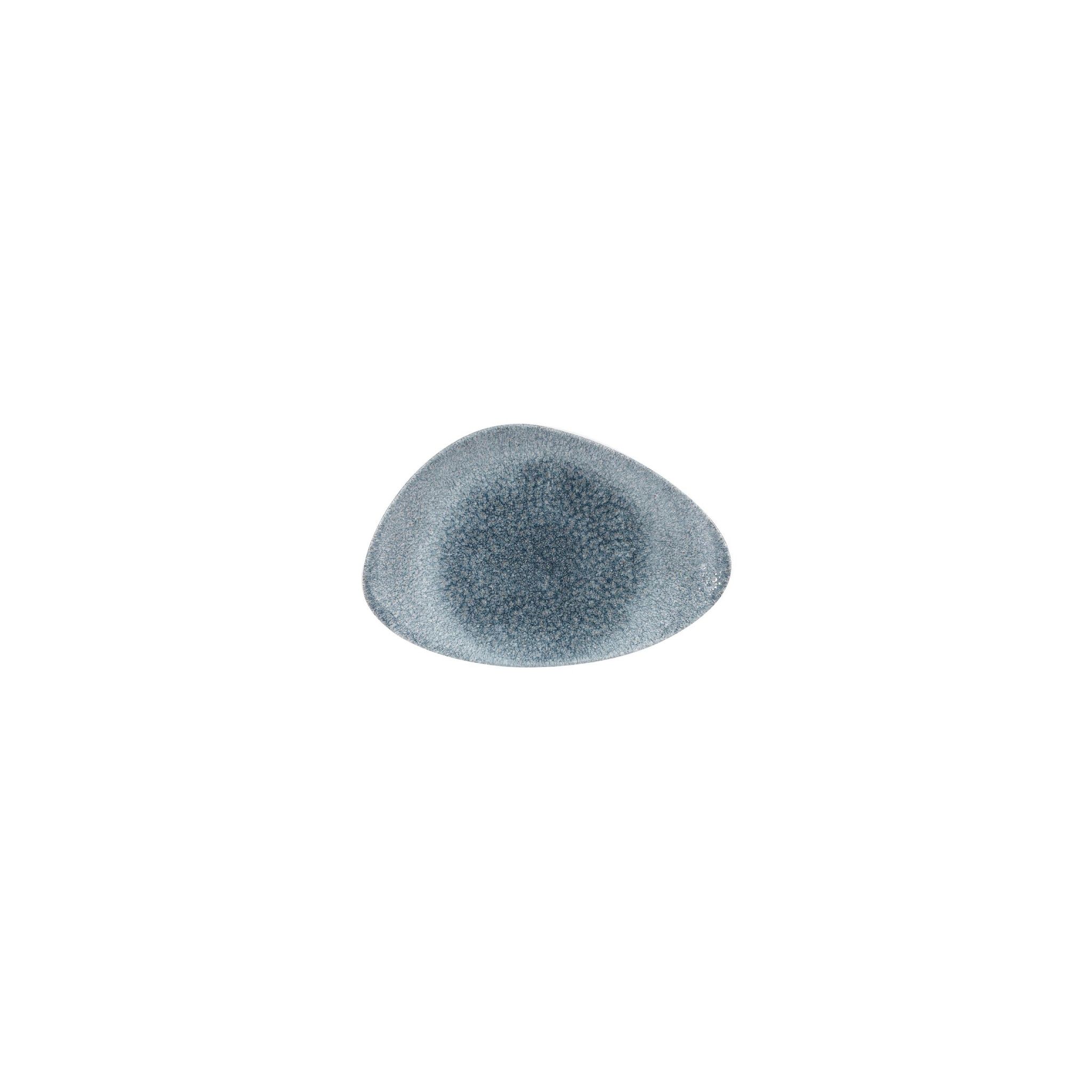 Churchill Studio Prints Raku DW410 Triangular Plates Topaz Blue 300mm (Pack of 6)