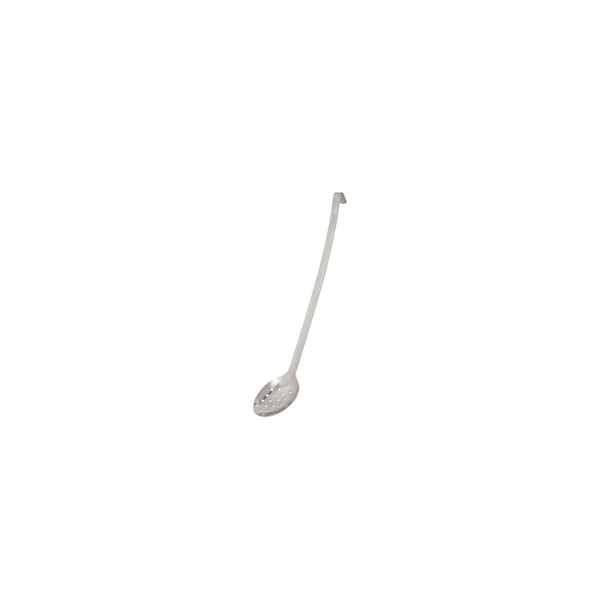 Vogue M966 Stainless Steel Long Perforated Serving Spoon 18"