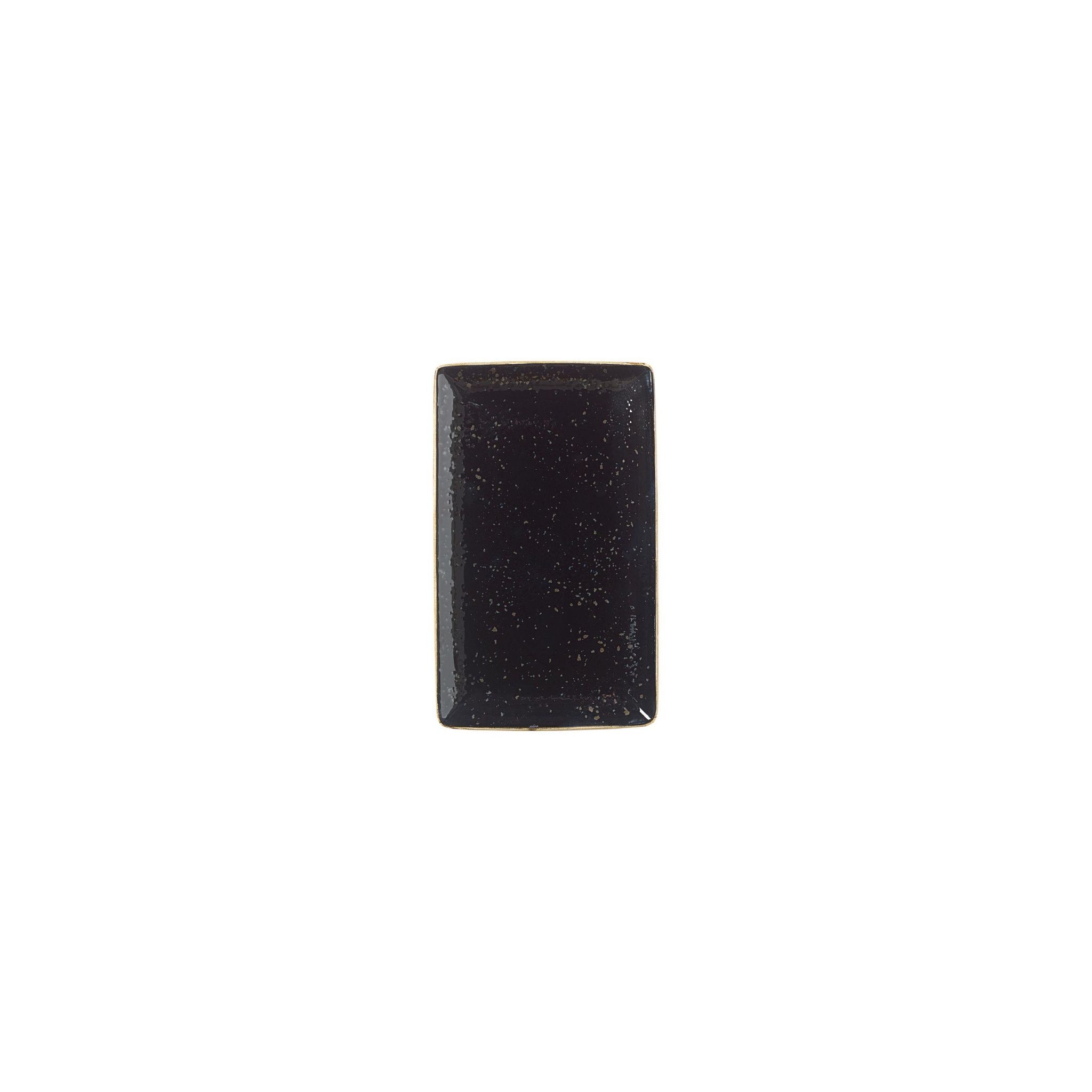 Steelite Craft VV1037 Liquorice Rectangular Plates 168 x 270mm (Pack of 6)
