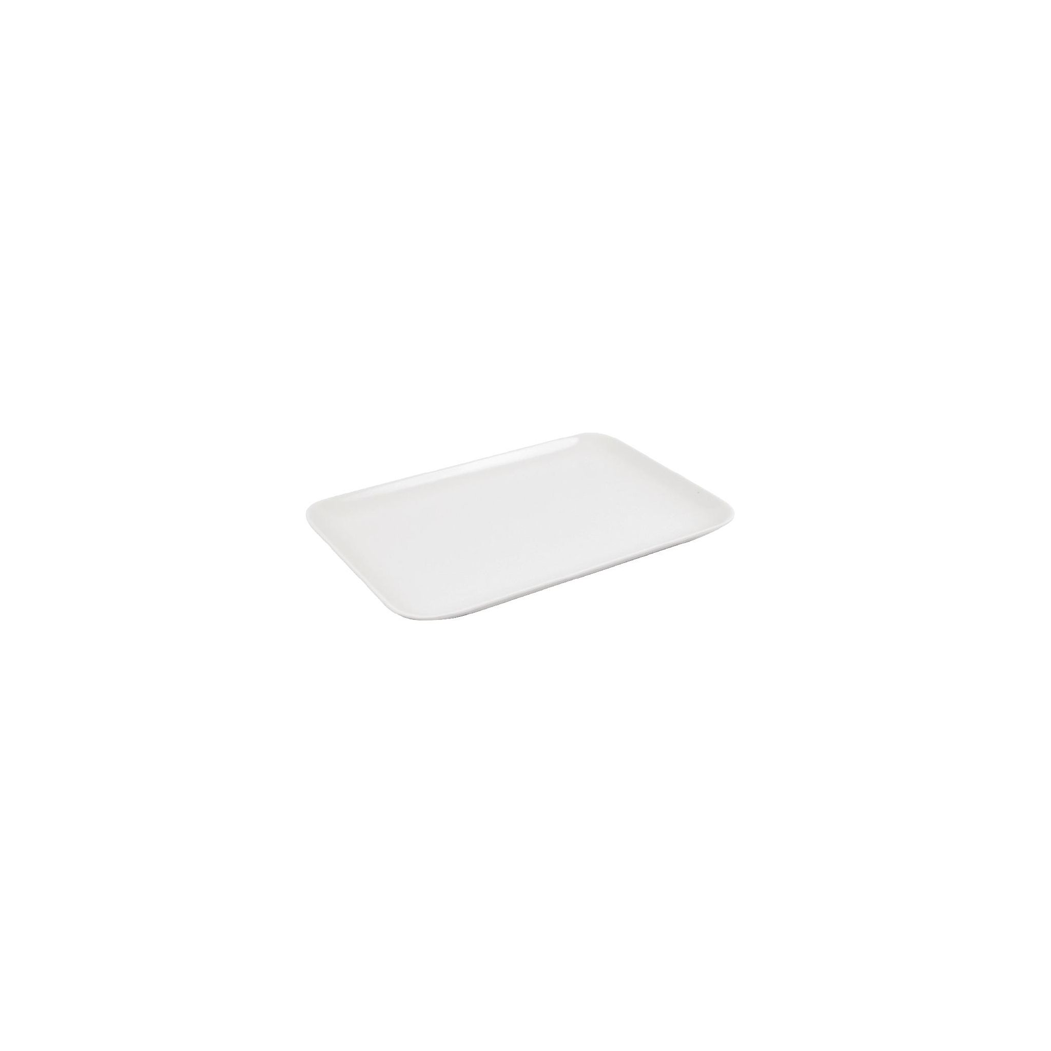 Dalebrook L288 Melamine Small Rectangular Platter White 240mm