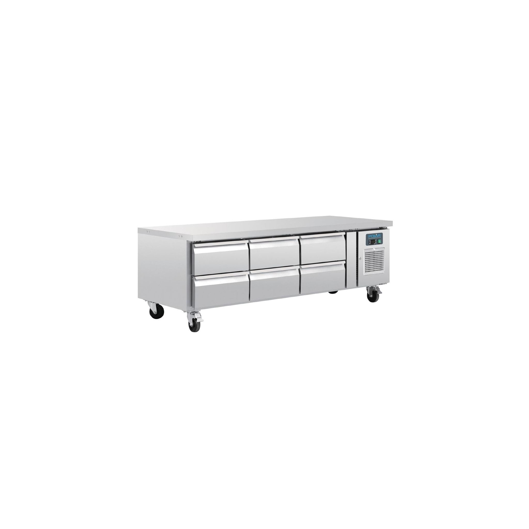 Polar U-Series DA465 138 Ltr 6 Drawer Stainless Steel Refrigerated Chef Base