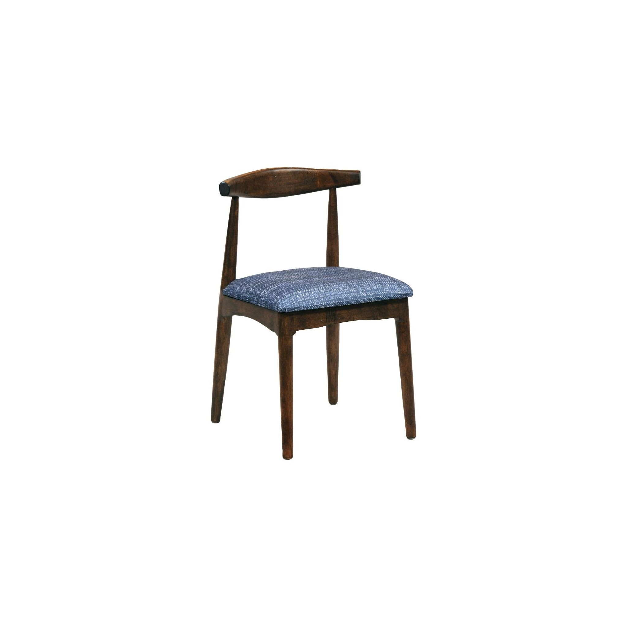 Non Branded CX434 Austin Dining Chair Vintage with Helbeck Midnight Seat (Pack of 2)