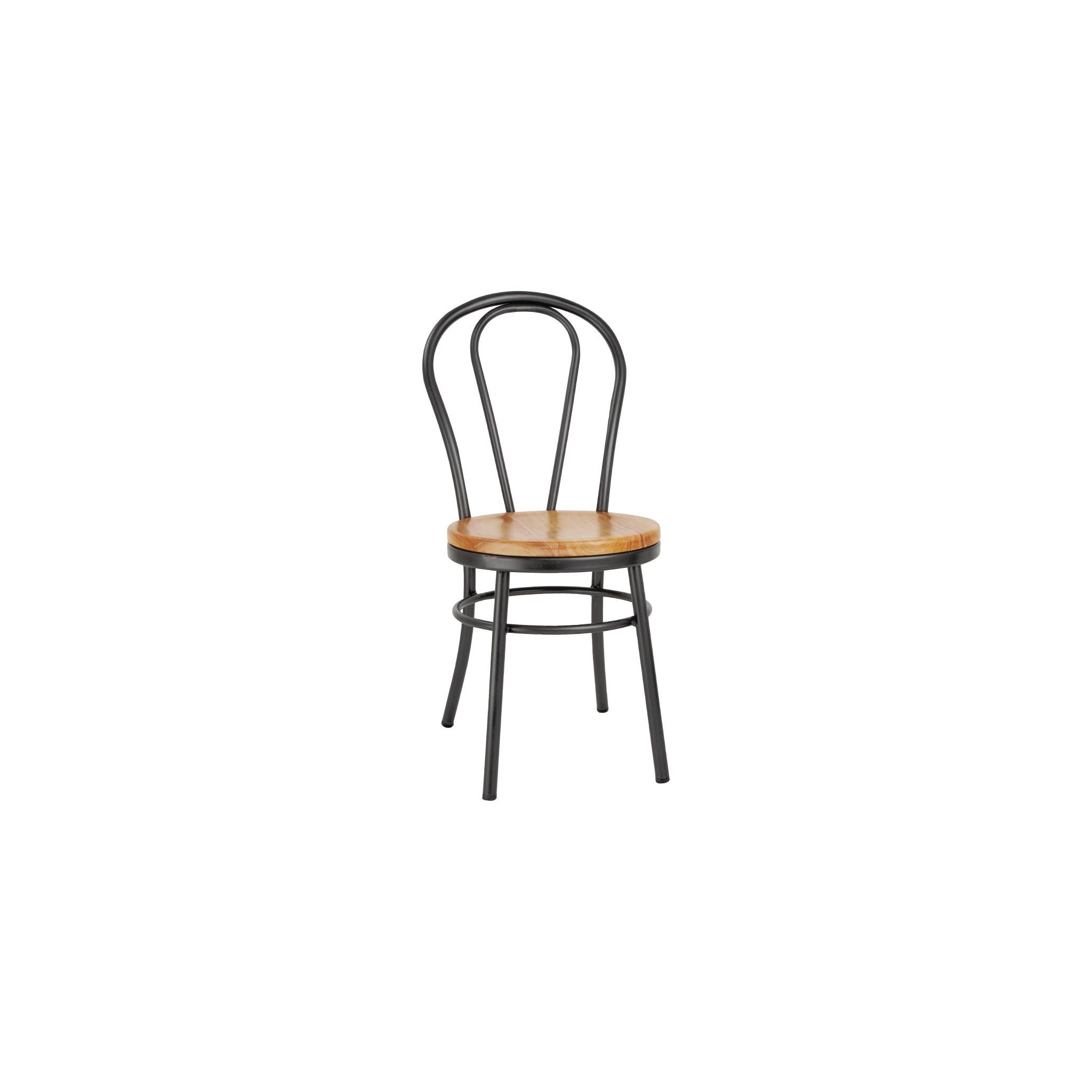 Bolero DC178 Clarisse Side Chairs Metallic Grey (Pack of 2)