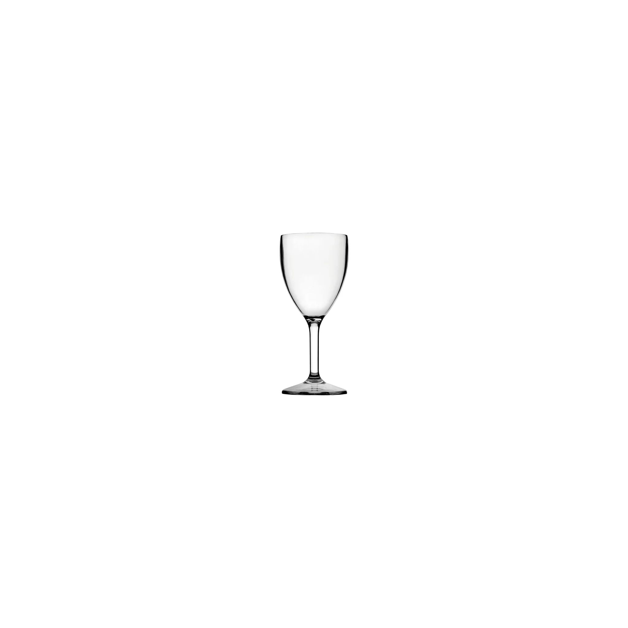 Utopia Diamond FH148 Polycarbonate Wine Glasses 270ml (Pack of 12)
