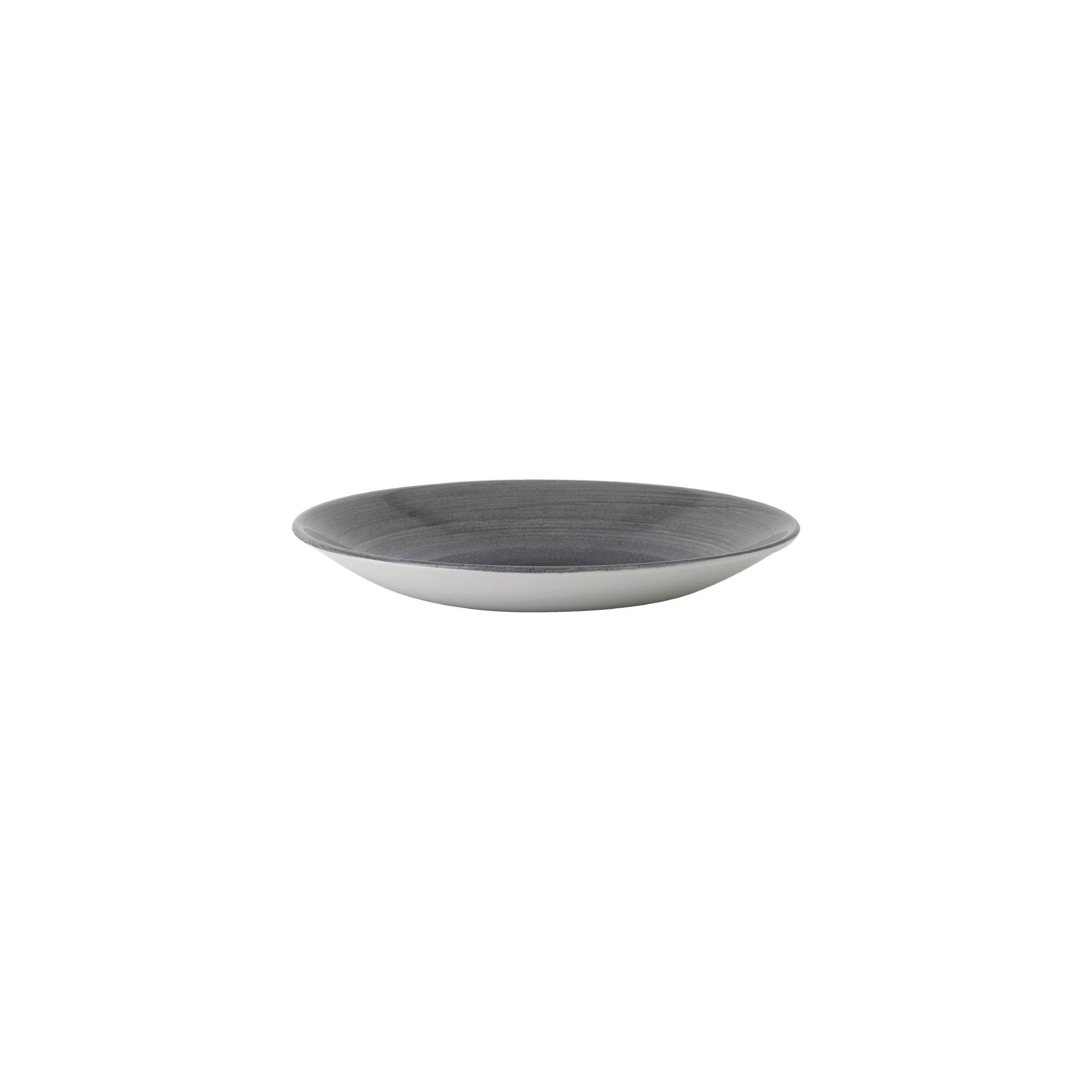 Churchill Stonecast Aqueous FD854 Deep Coupe Plates Grey 239mm (Pack of 12)