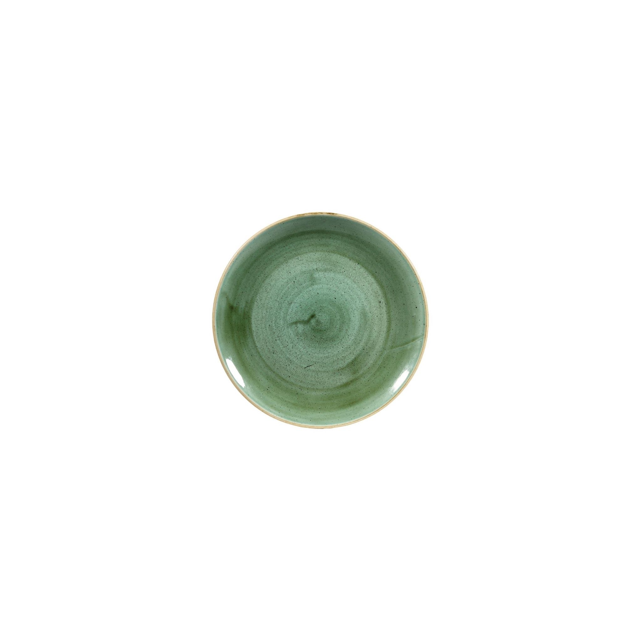 Churchill Stonecast DF995 Round Coupe Plates Samphire Green 260mm (Pack of 12)