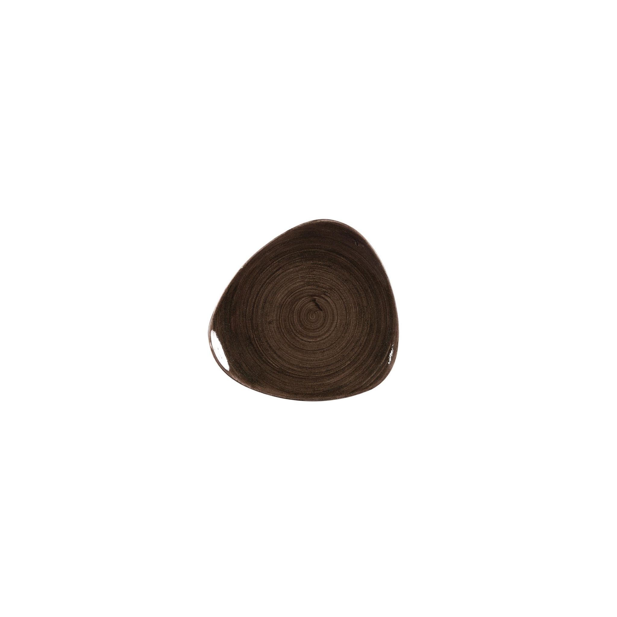 Churchill Stonecast Patina DR655 Triangular Plates Black 229mm (Pack of 12)