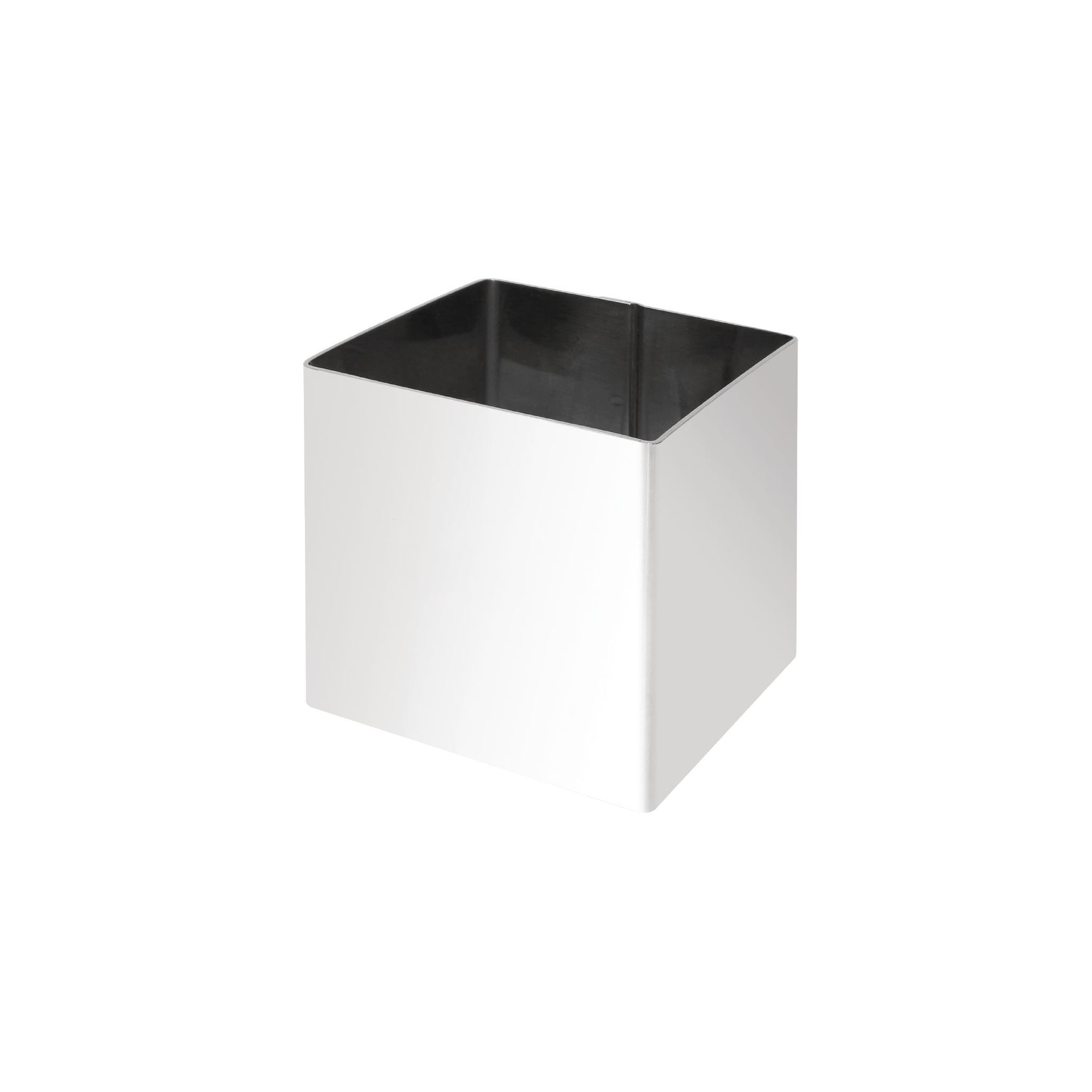 Vogue CF165 Stainless Steel Square Mousse Rings 60 x 60 x 60mm Extra Deep