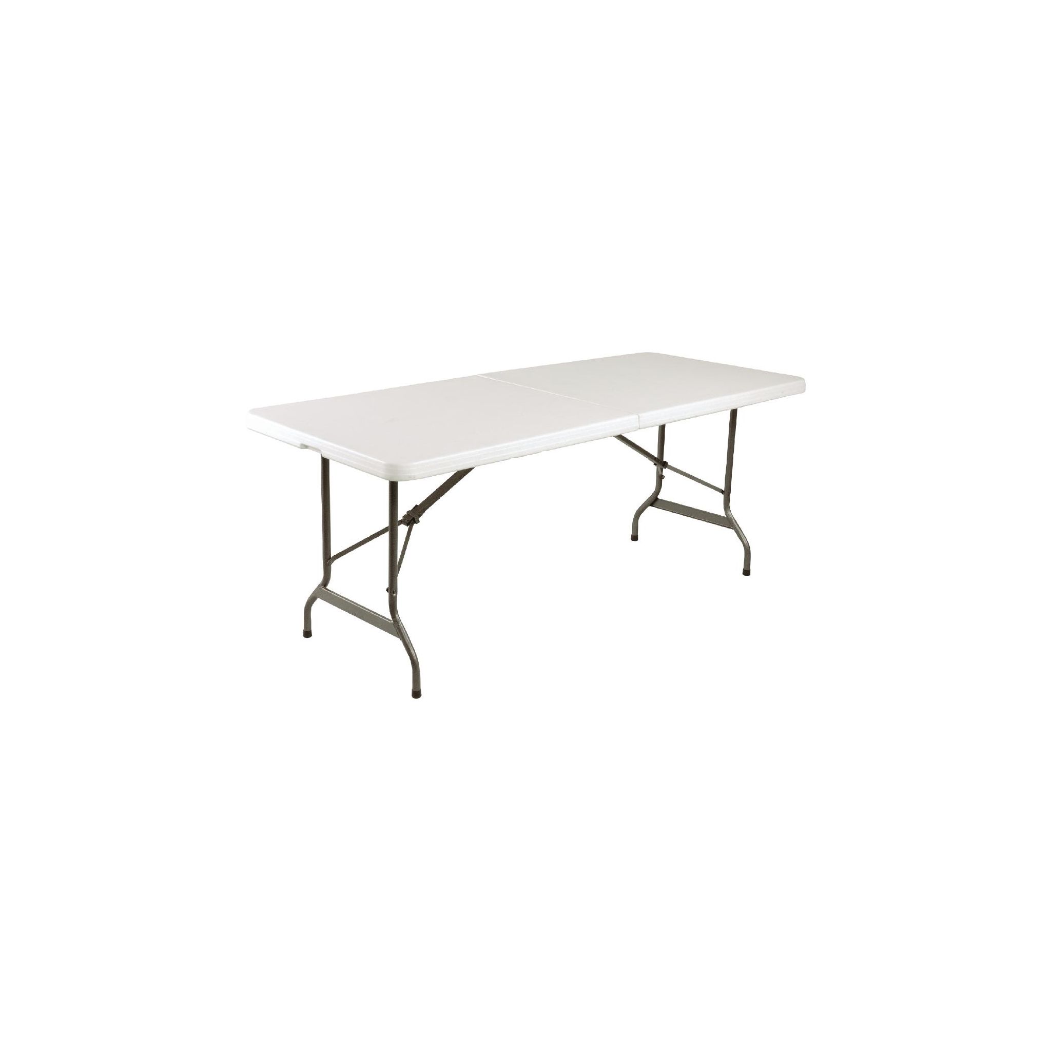 Bolero L001 Folding Utility Table Centre White 6ft