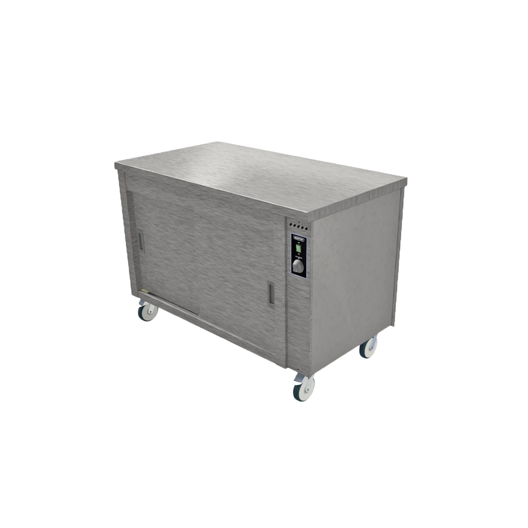 Moffat HC3 1275mm Wide Mobile Hot Cupboard With Plain Top