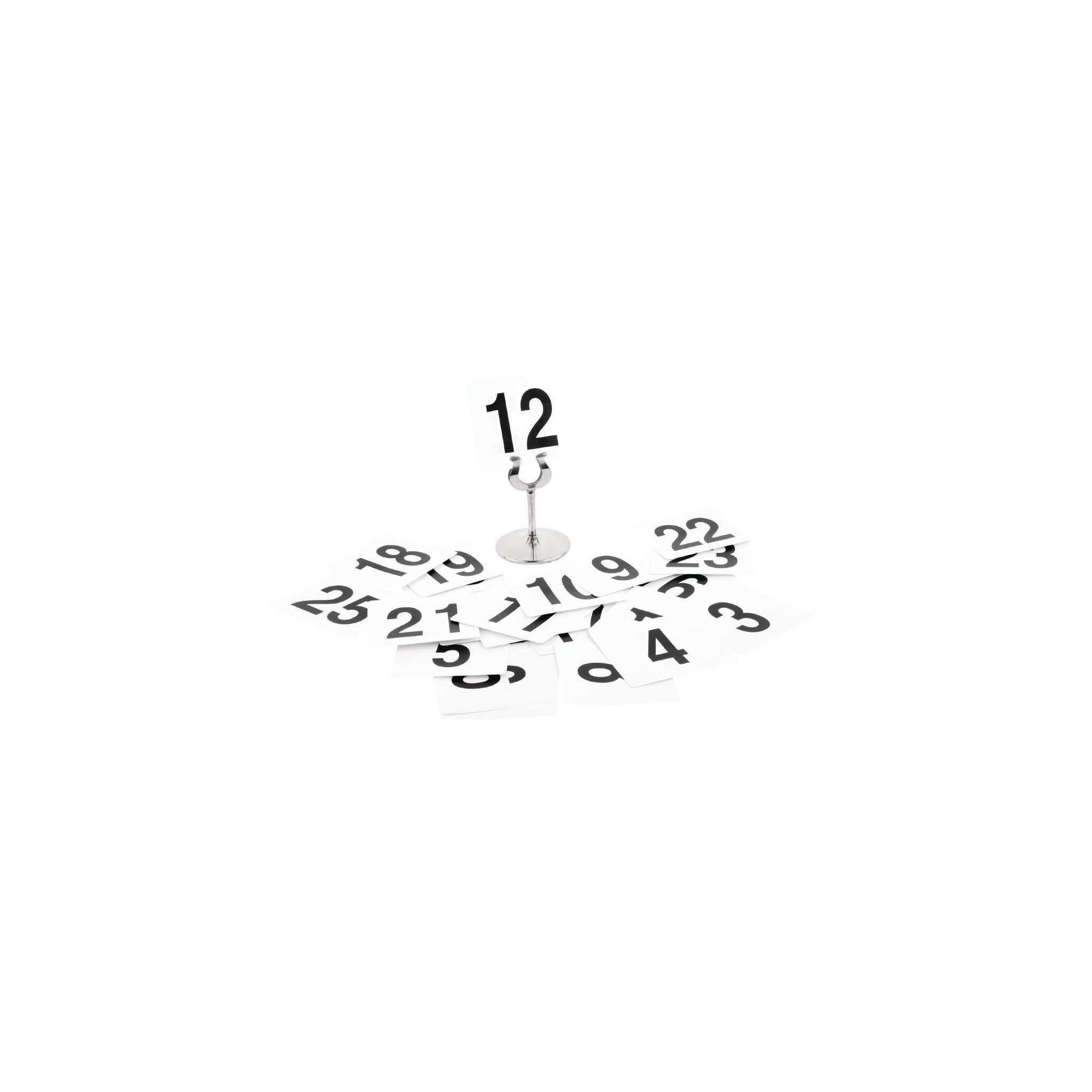 Olympia GC086 Plastic Table Numbers Inserts 1-25