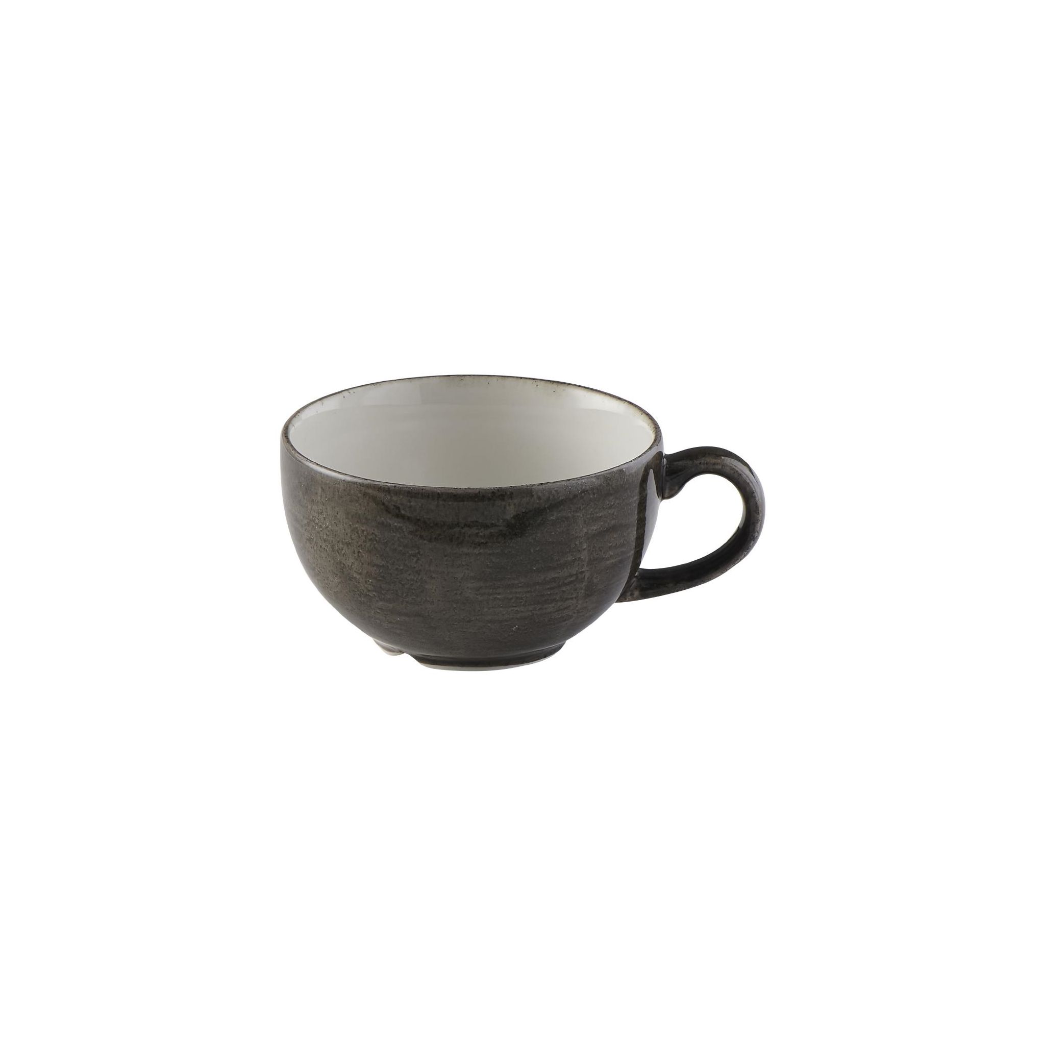Churchill Stonecast Patina FS898 Cappuccino Cups Iron Black 227ml (Pack of 12)