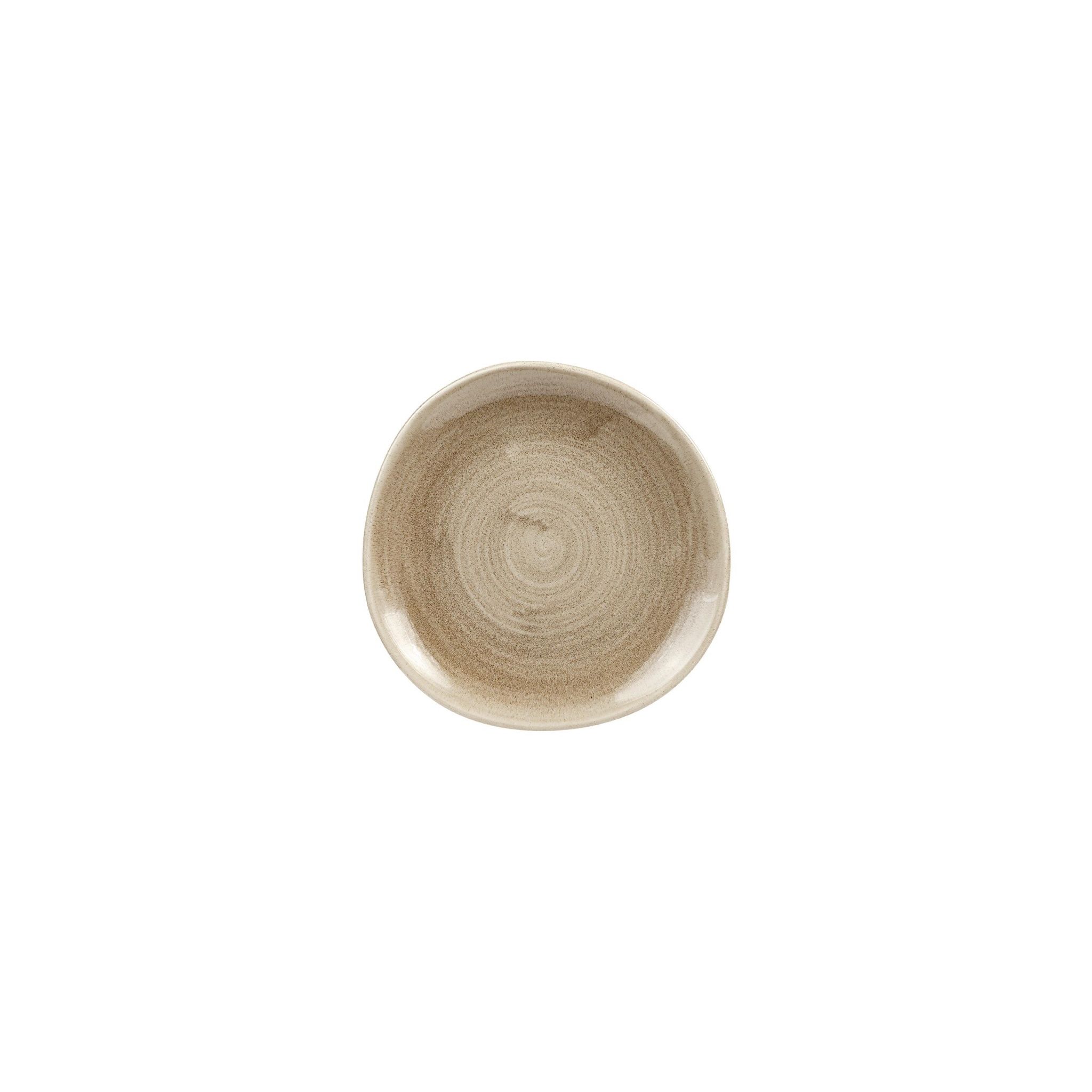 Churchill Stonecast Patina HC802 Antique Organic Round Plates Taupe 210mm (Pack of 12)