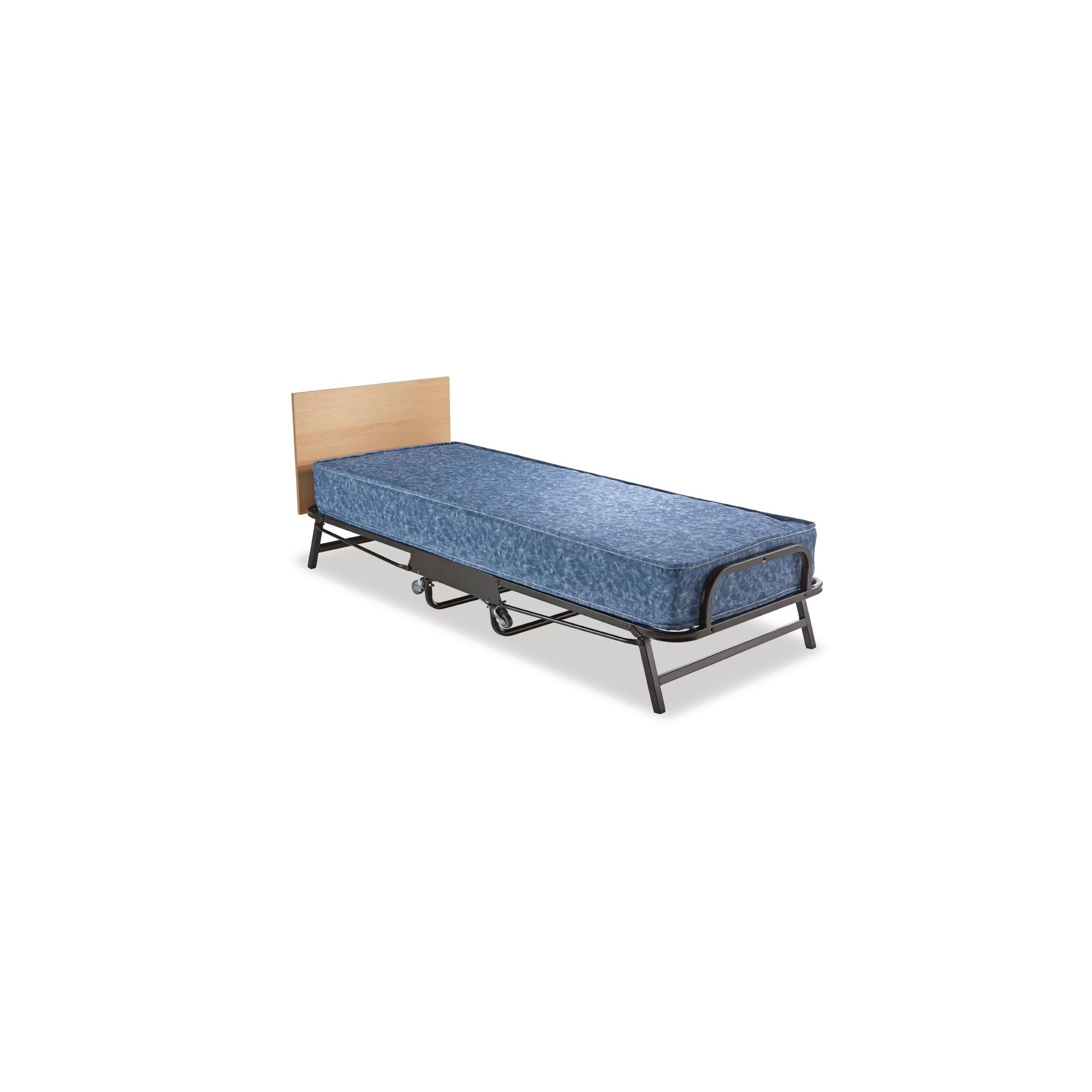 Jay-Be GR375 Contract Folding Bed with Water Resistant Mattress Single in Black Colour