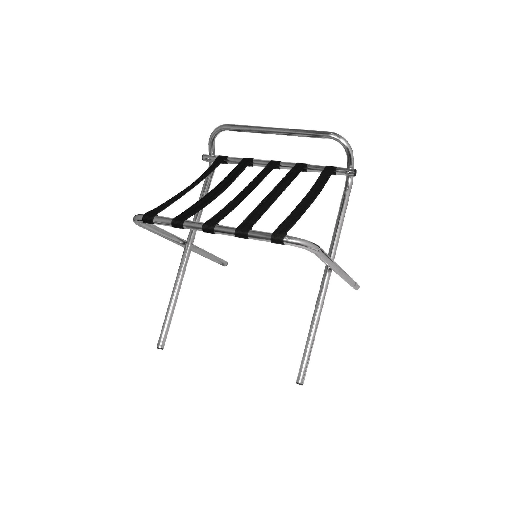 Bolero CB510 Stainless Steel Silver Suitcase Stand