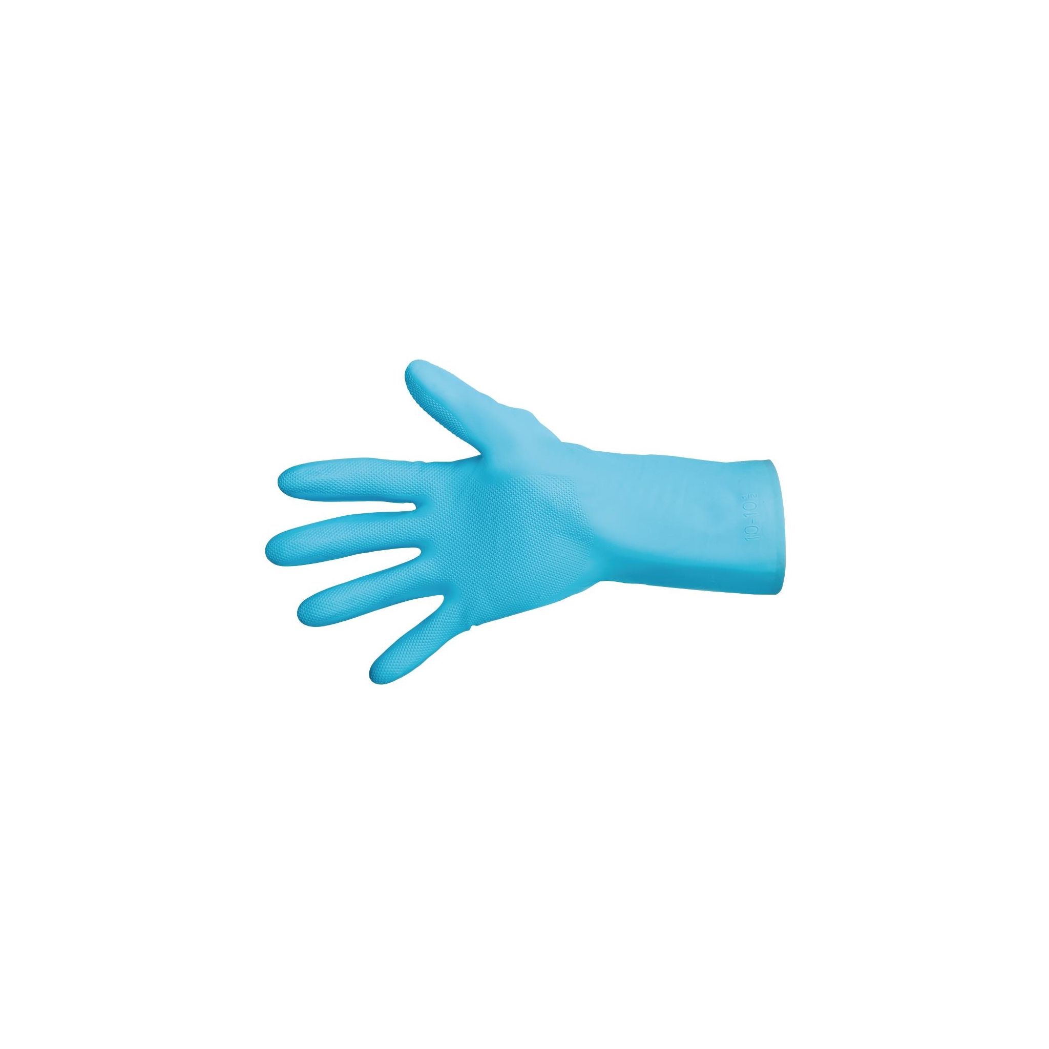 Mapa Vital 117 FA291-M Liquid-Proof Light-Duty Janitorial Gloves Blue Medium