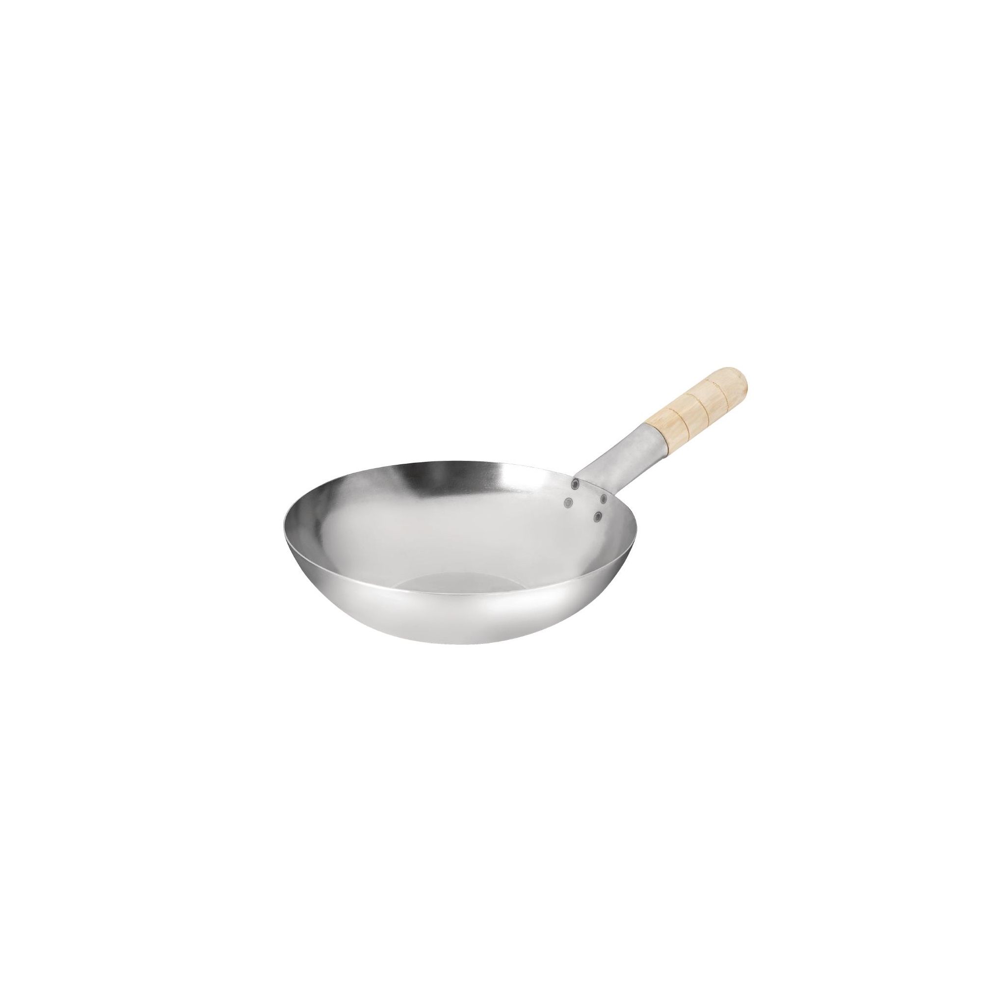 Vogue K295 Mild Steel Wok Flat Base 254mm