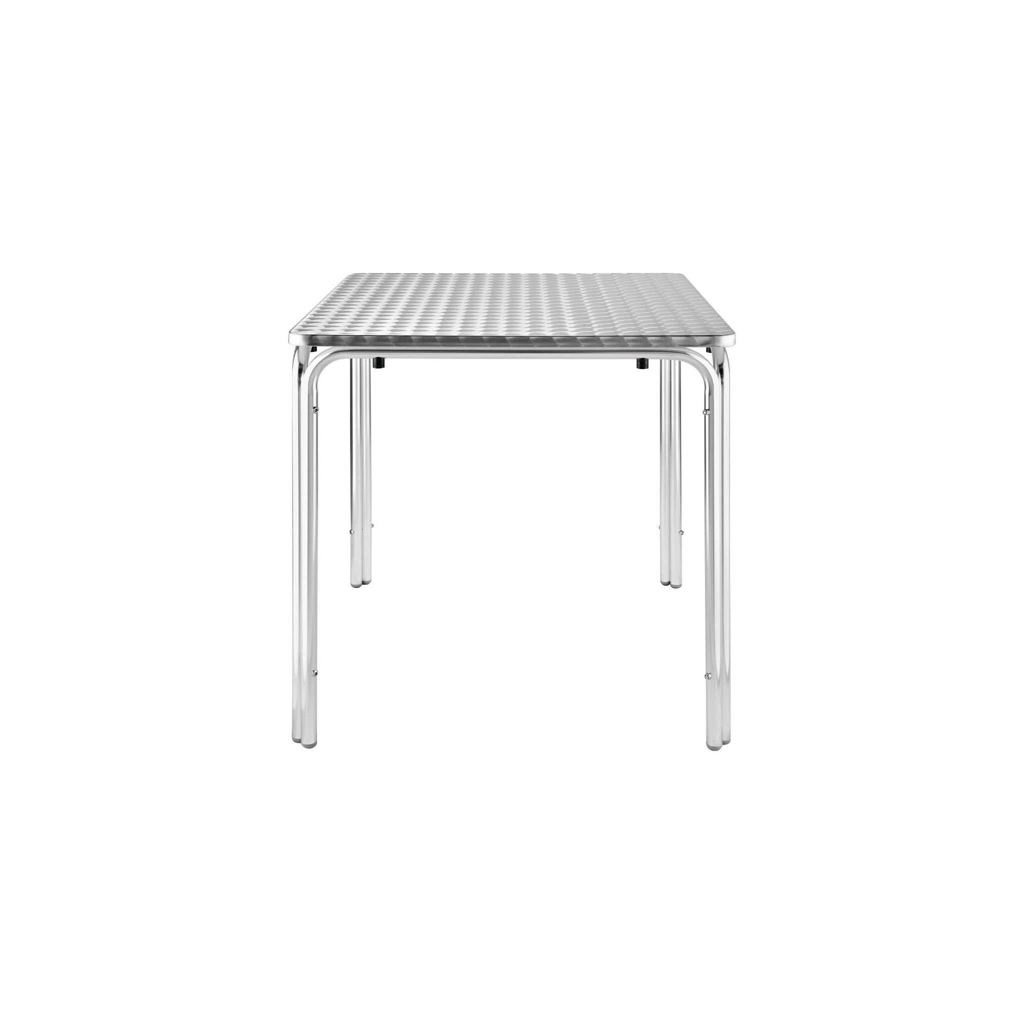 Bolero U505 Square Stacking Table Stainless Steel 700mm