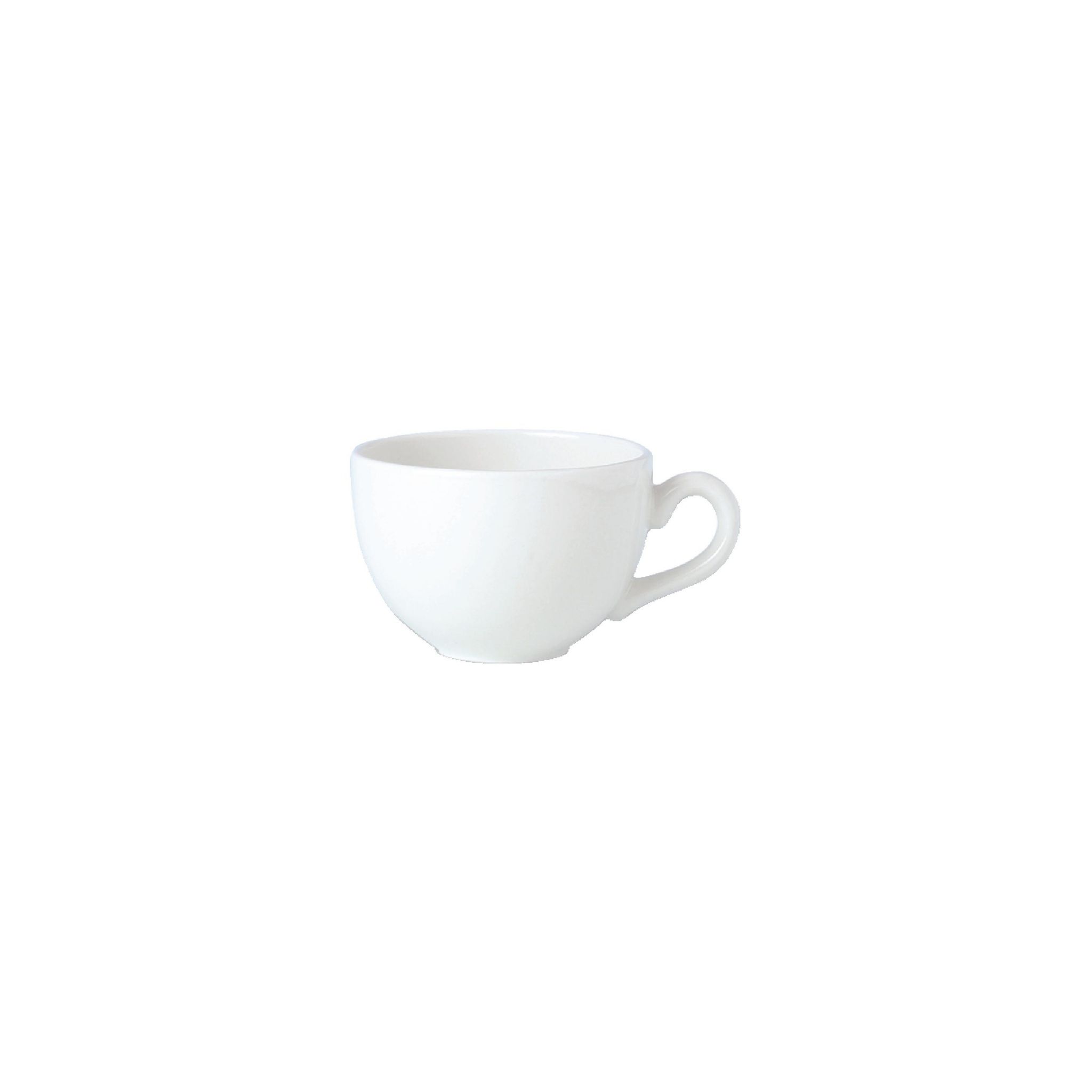 Steelite Simplicity White V0066 Low Empire Cups 227ml (Pack of 36)