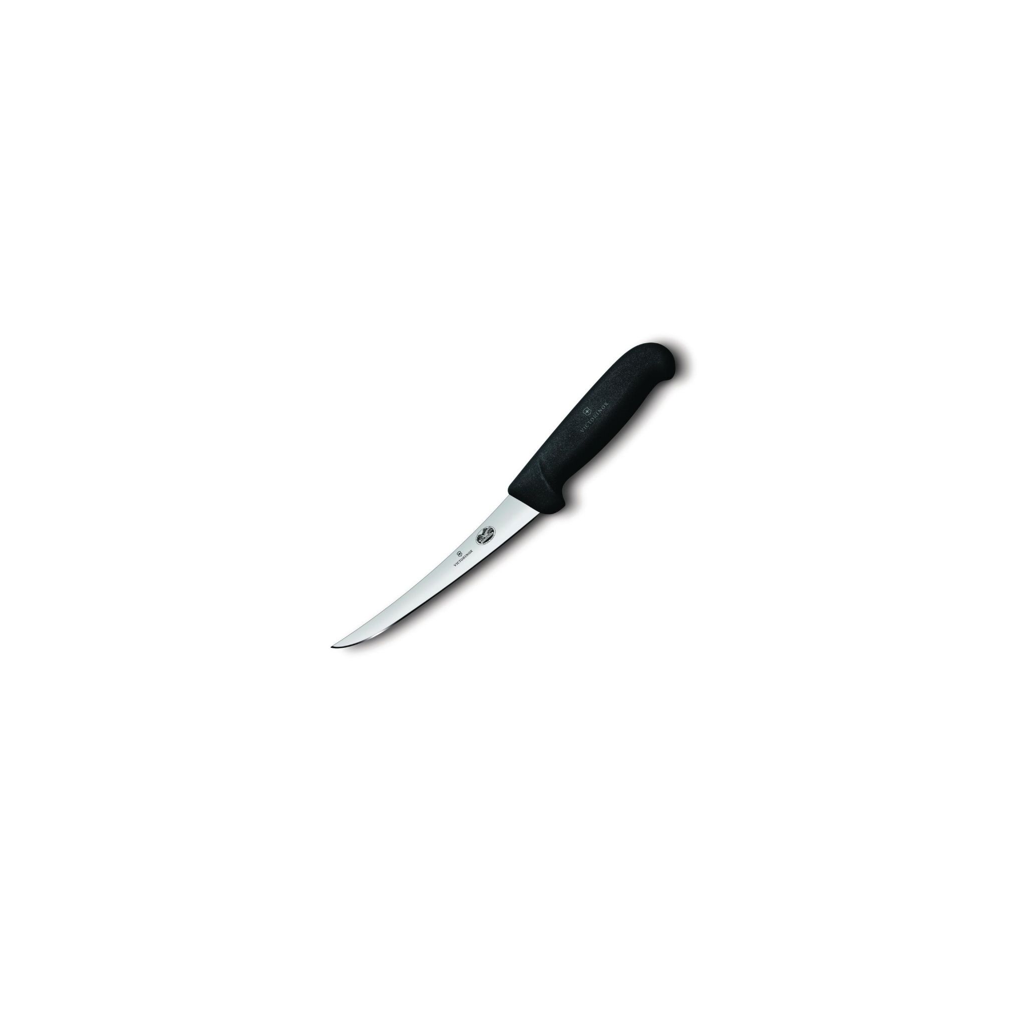 Victorinox CW455 Fibrox Narrow Curved Blade Boning Knife Black 4.7"