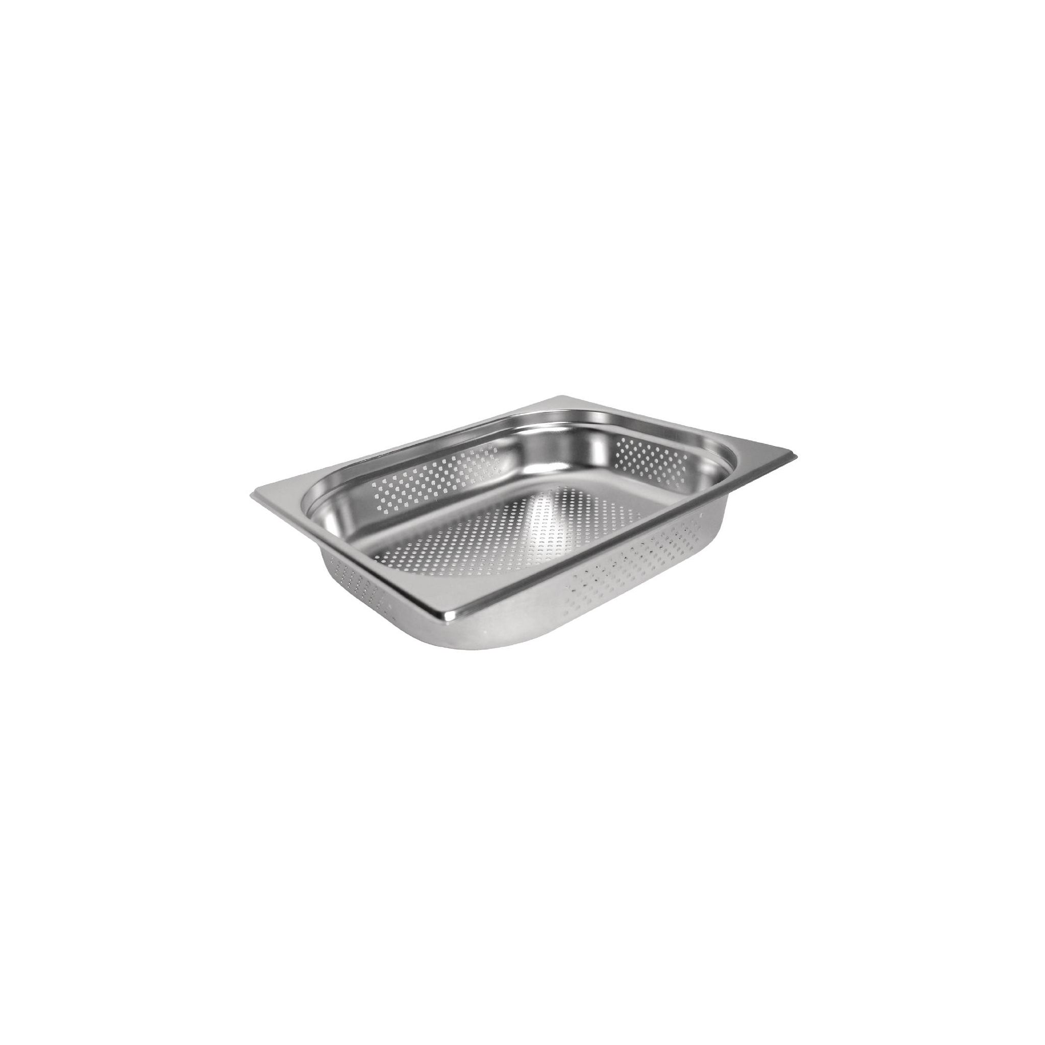 Vogue K844 Stainless Steel Perforated 1/2 Gastronorm Tray 65mm