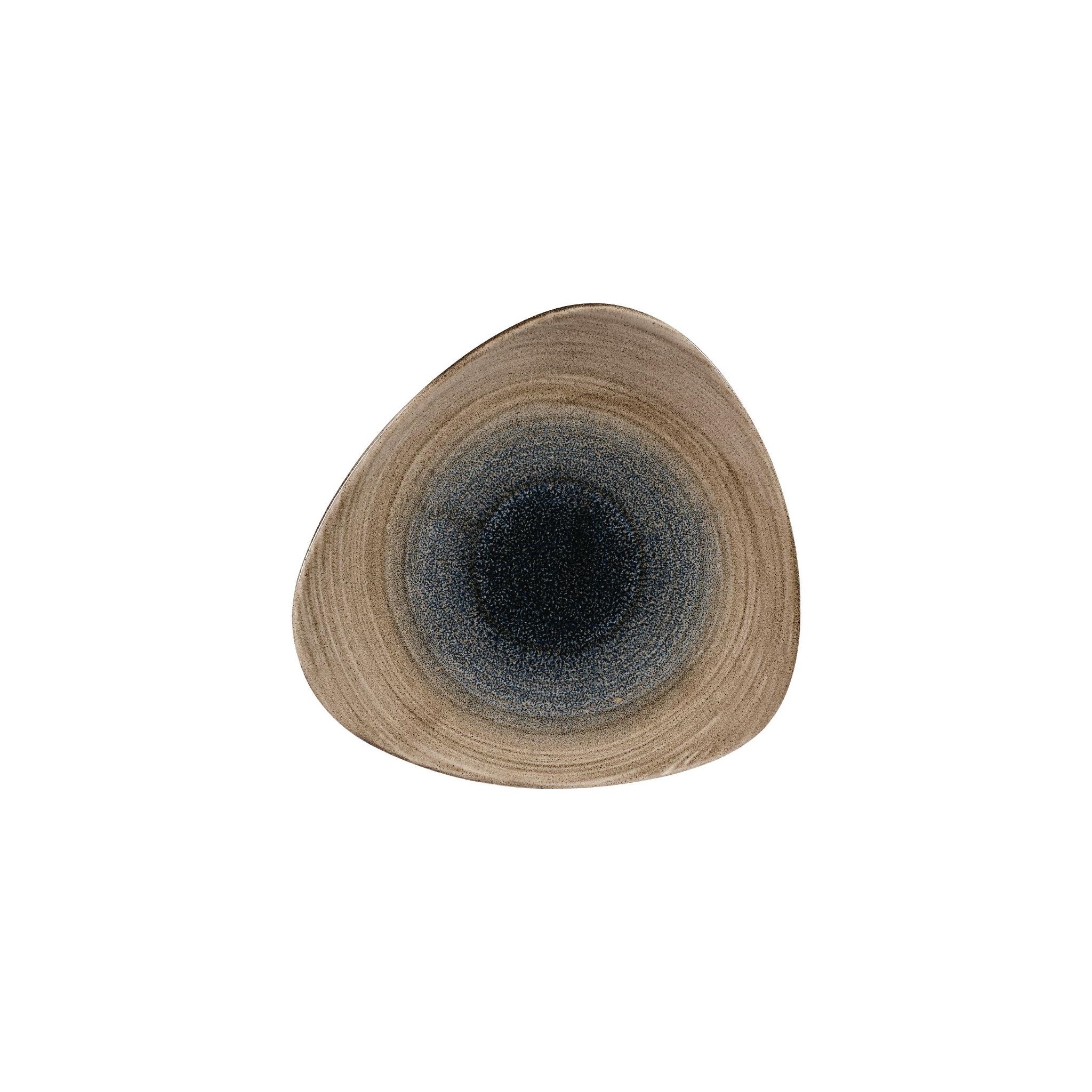Churchill Stonecast Aqueous FA667 Triangular Plates Bayou Taupe 229mm (Pack of 12)