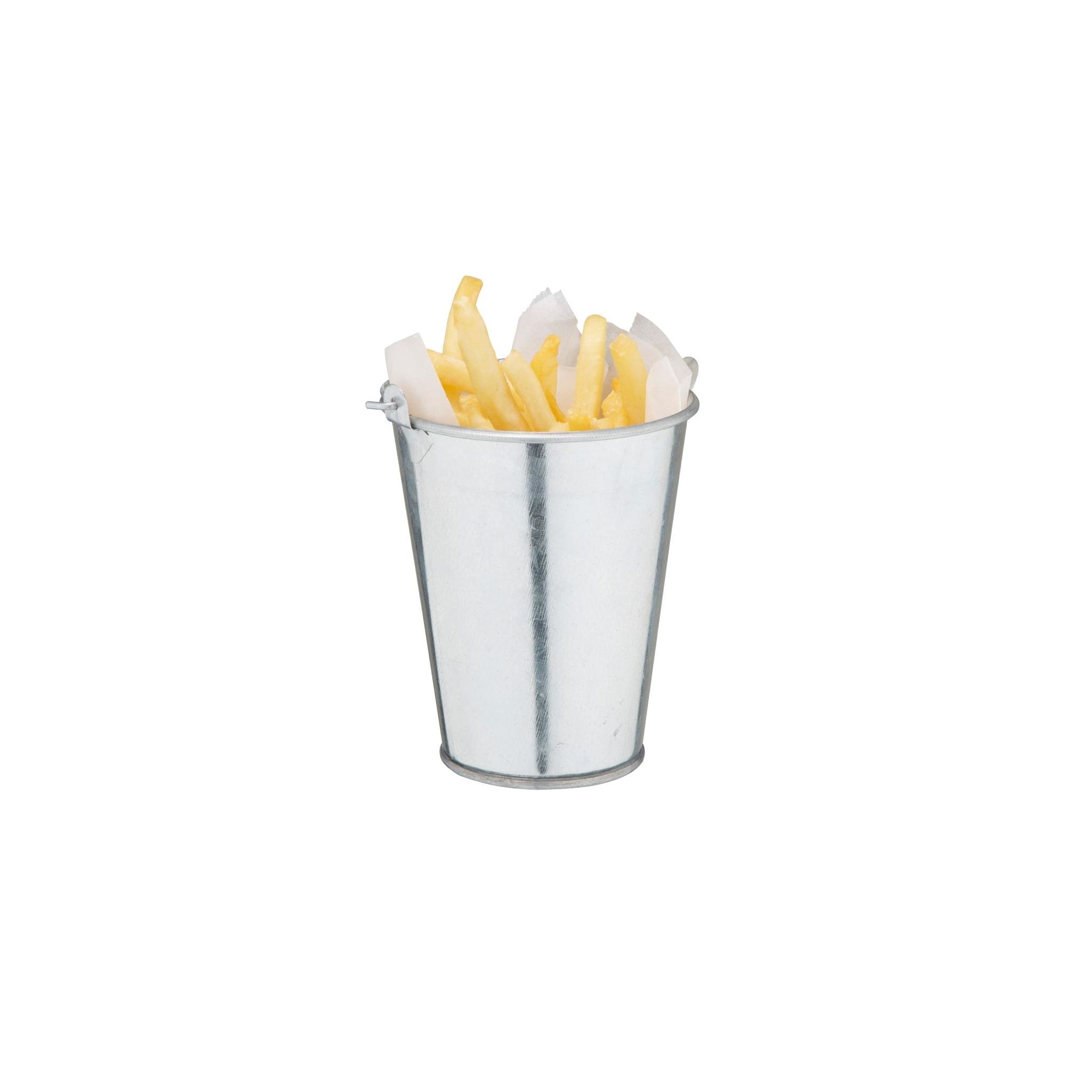 Olympia Mini DM209 Galvanised Steel Chip Bucket Tall 95mm