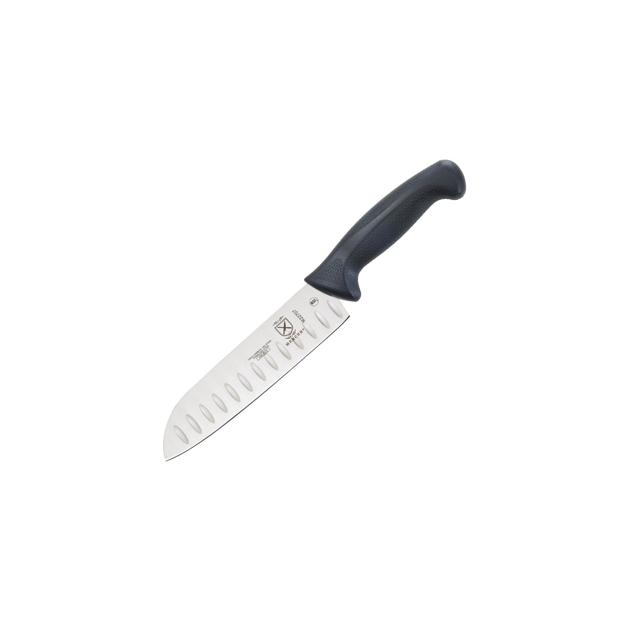 Mercer Culinary Millennia FW729 Santoku Knife Black 7"