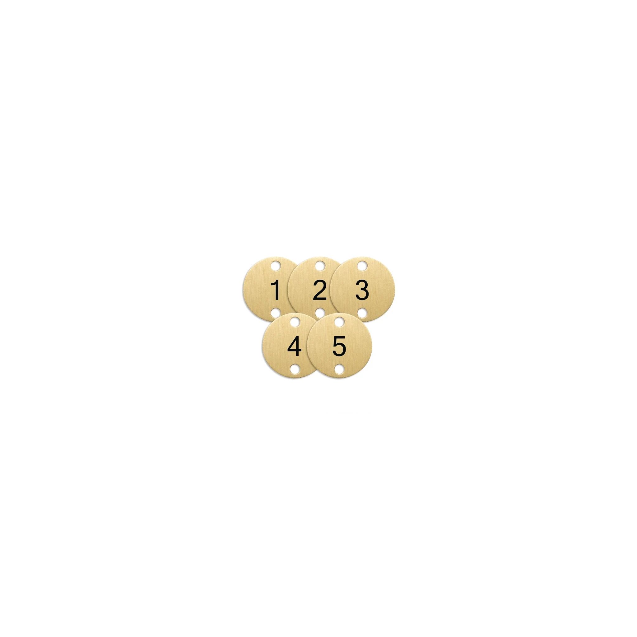 Olympia DY774 Table Numbers Bronze (1-5) (Pack of 5)