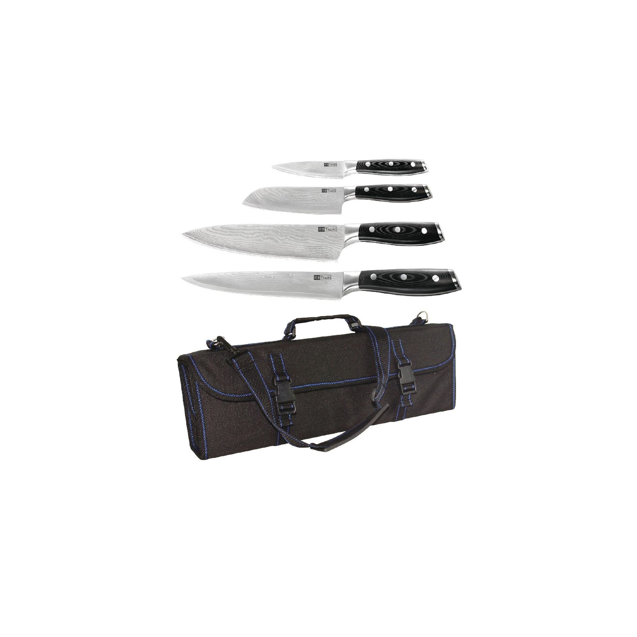Vogue Tsuki Series 7 S704 4 Piece Knife Set & Case (Pack of 5)