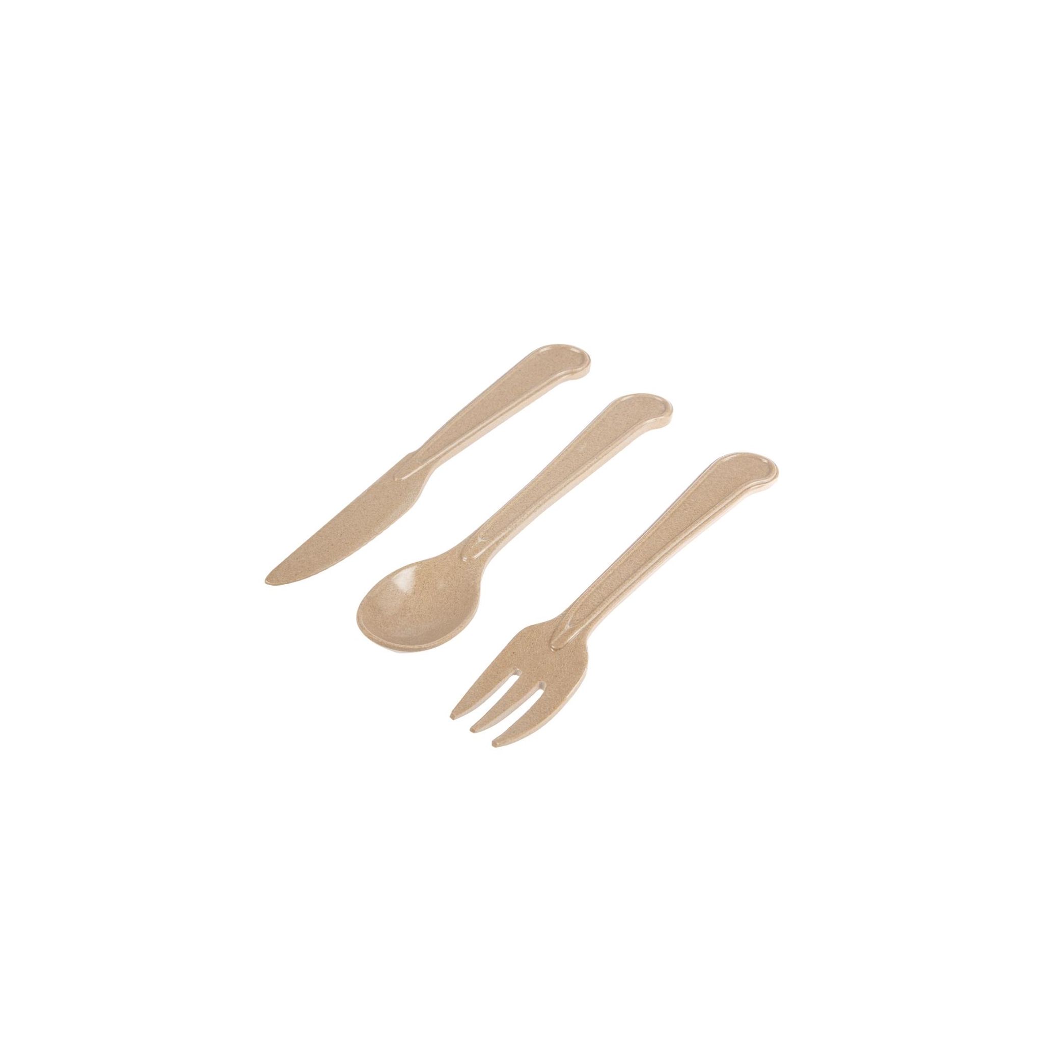 Huskup DE930 Reusable Rice Husk Cutlery Set