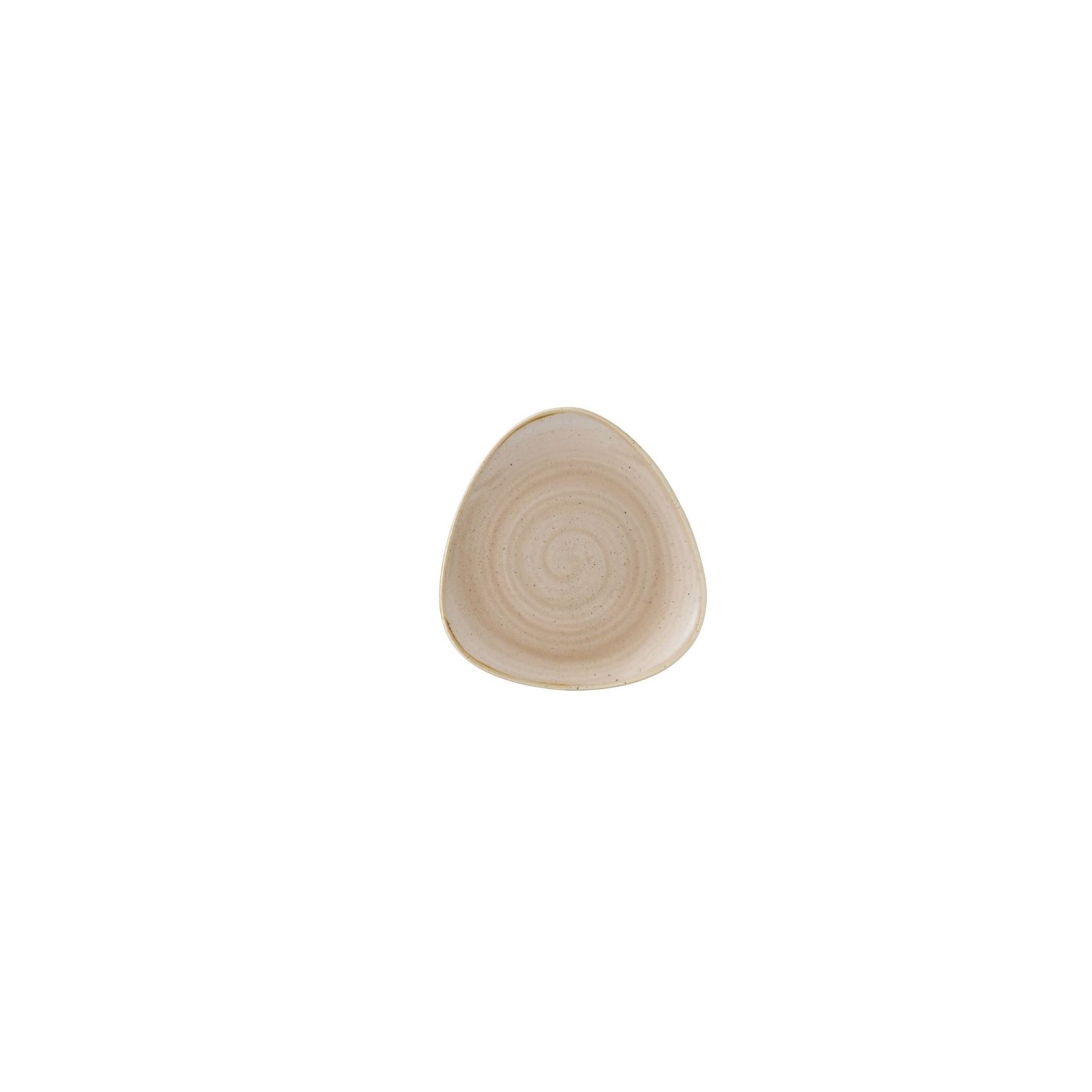 Churchill Stonecast GR941 Triangle Plates Nutmeg Cream 192mm (Pack of 12)