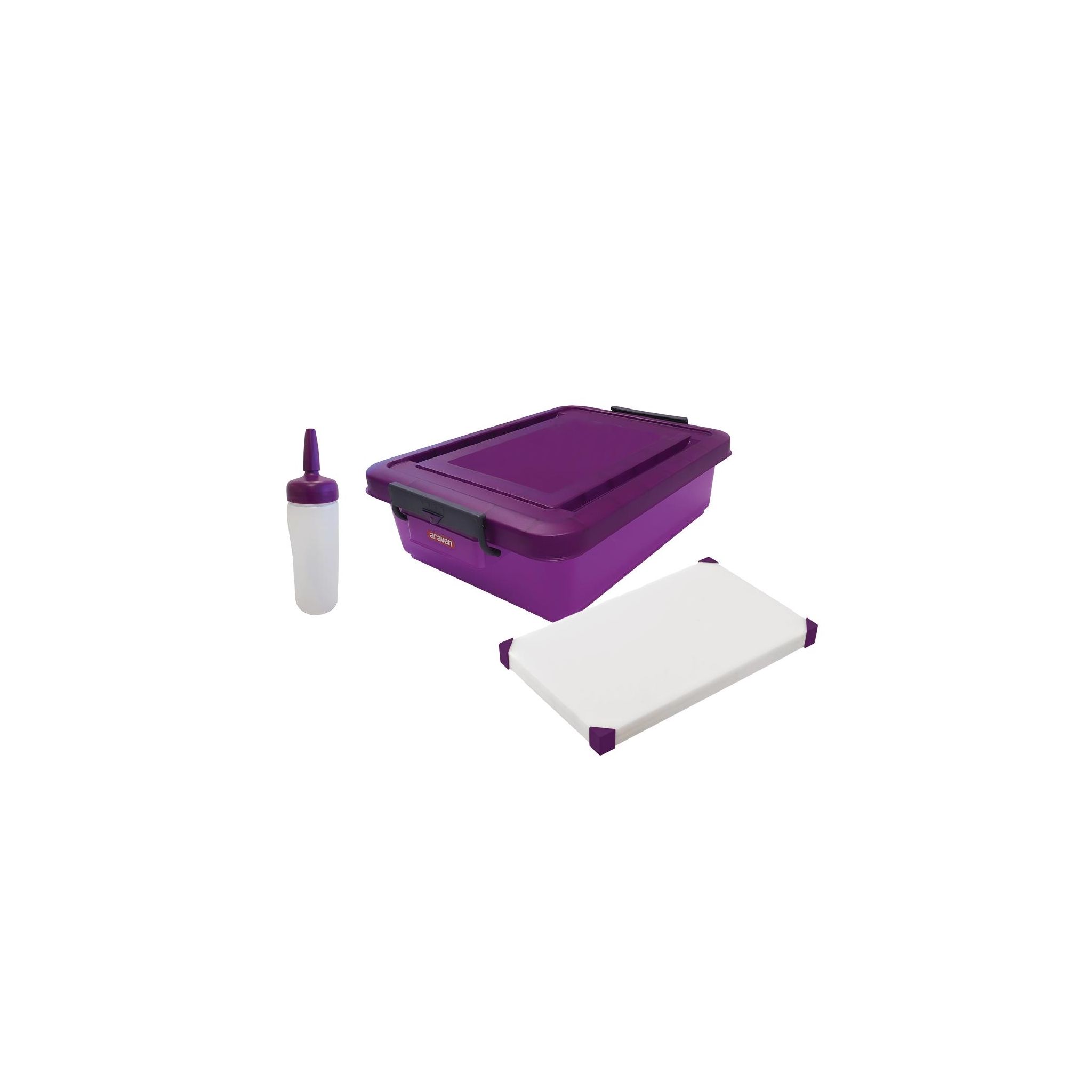 Araven FP934 Anti-Allergic Food Prep Kit Purple