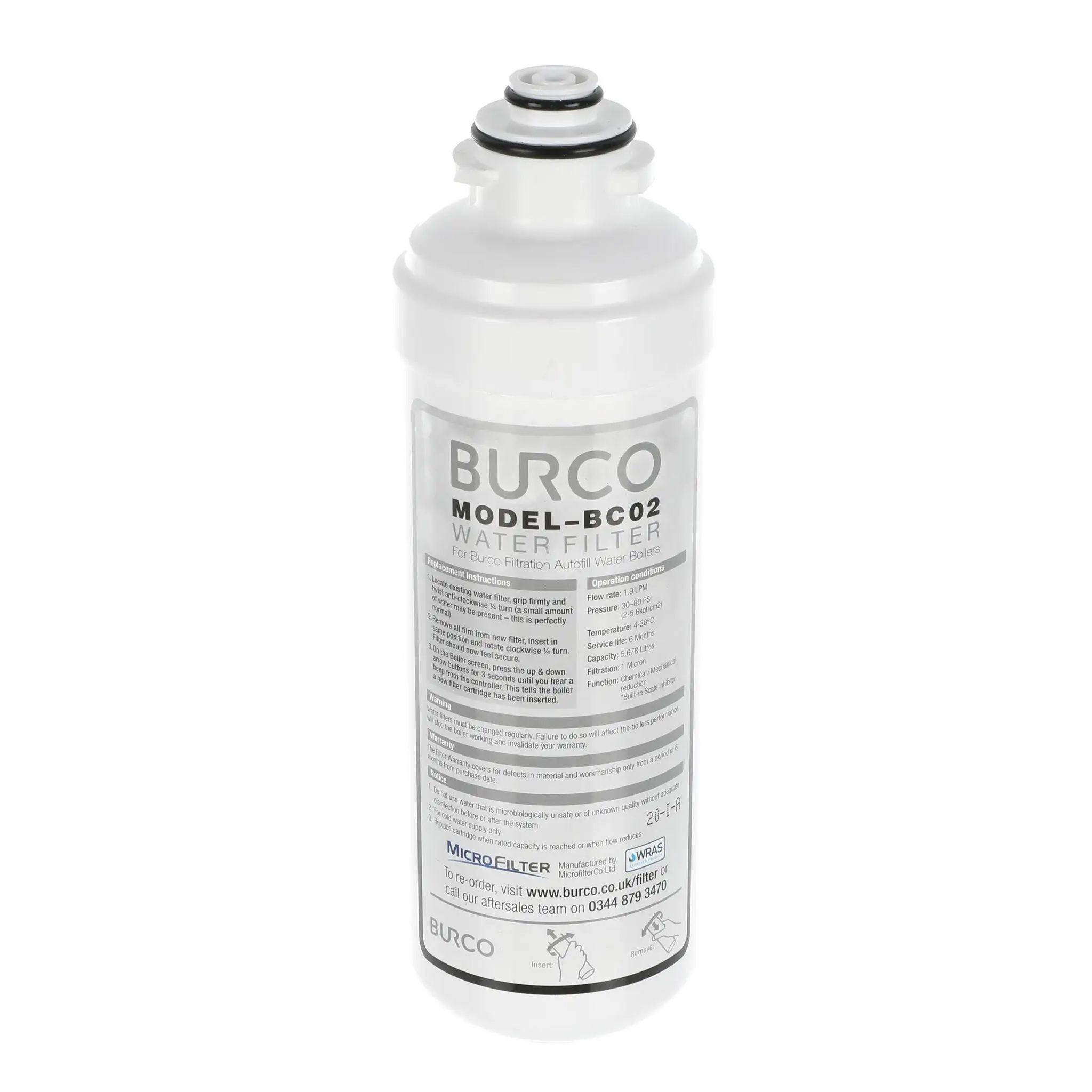 Burco BC02 Filter Cartridge For Burco Automatic Water Boilers
