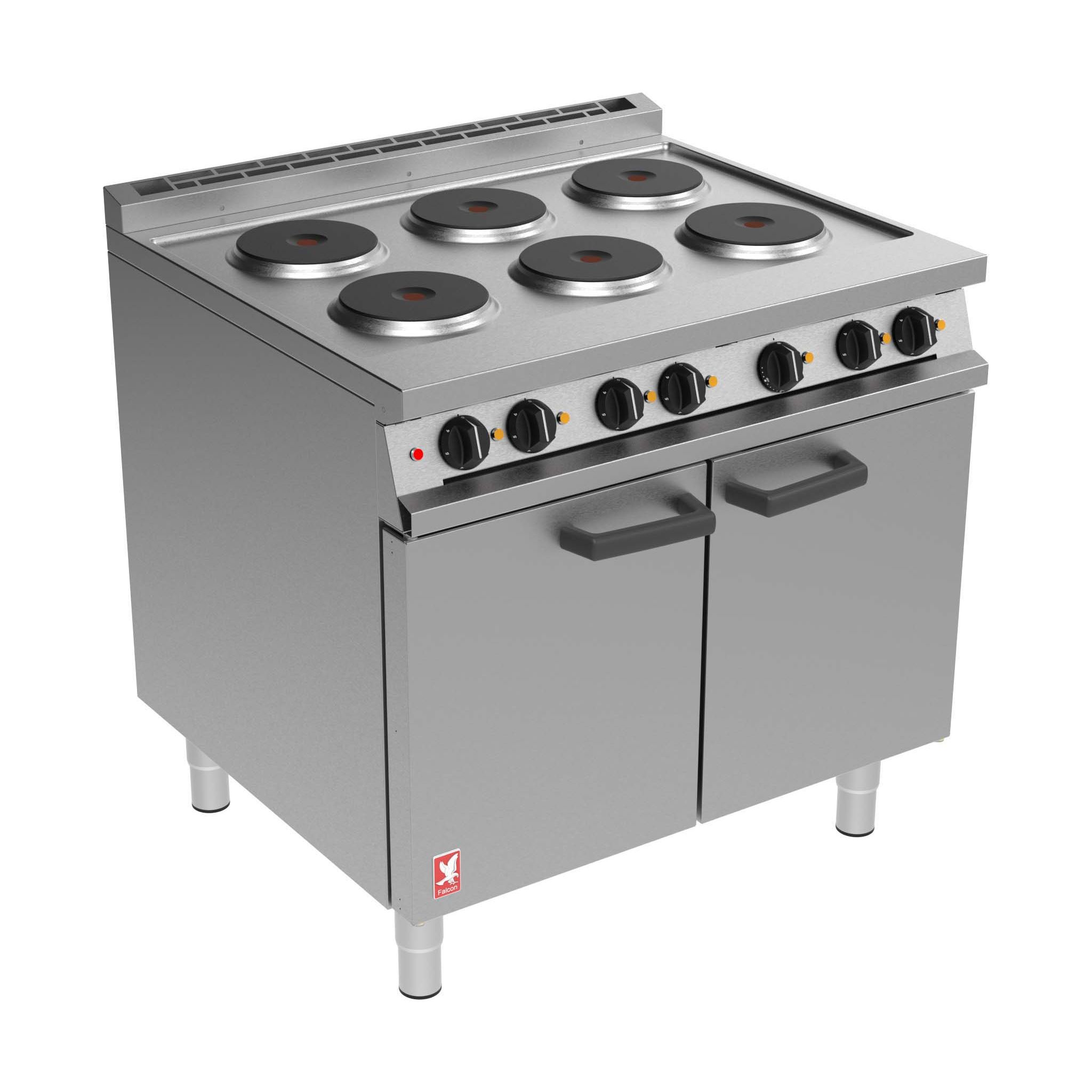 Falcon Dominator Plus E3101P 6HP Electric 6 Plate Oven Range - Three Phase