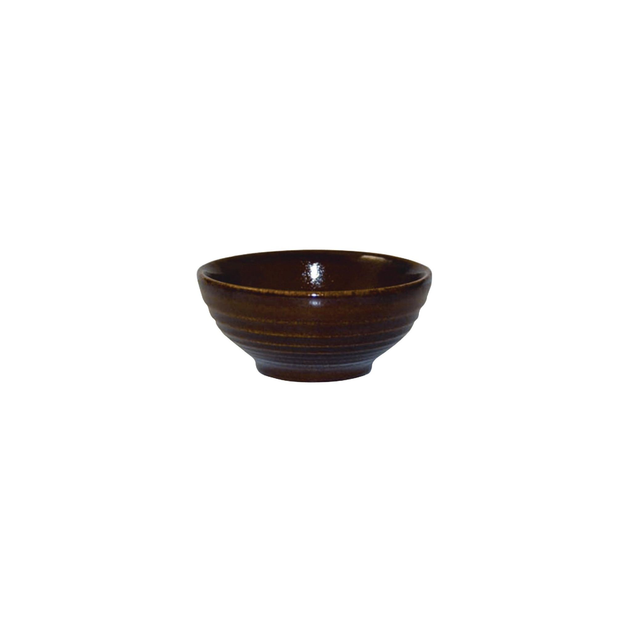 Churchill Bit on the Side DL409 Brown Ripple Snack Bowls 102mm (Pack of 12)